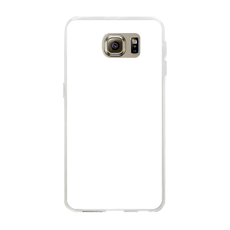 Samsung Galaxy S6 Zachte case (achterkant bedrukt, transparant)