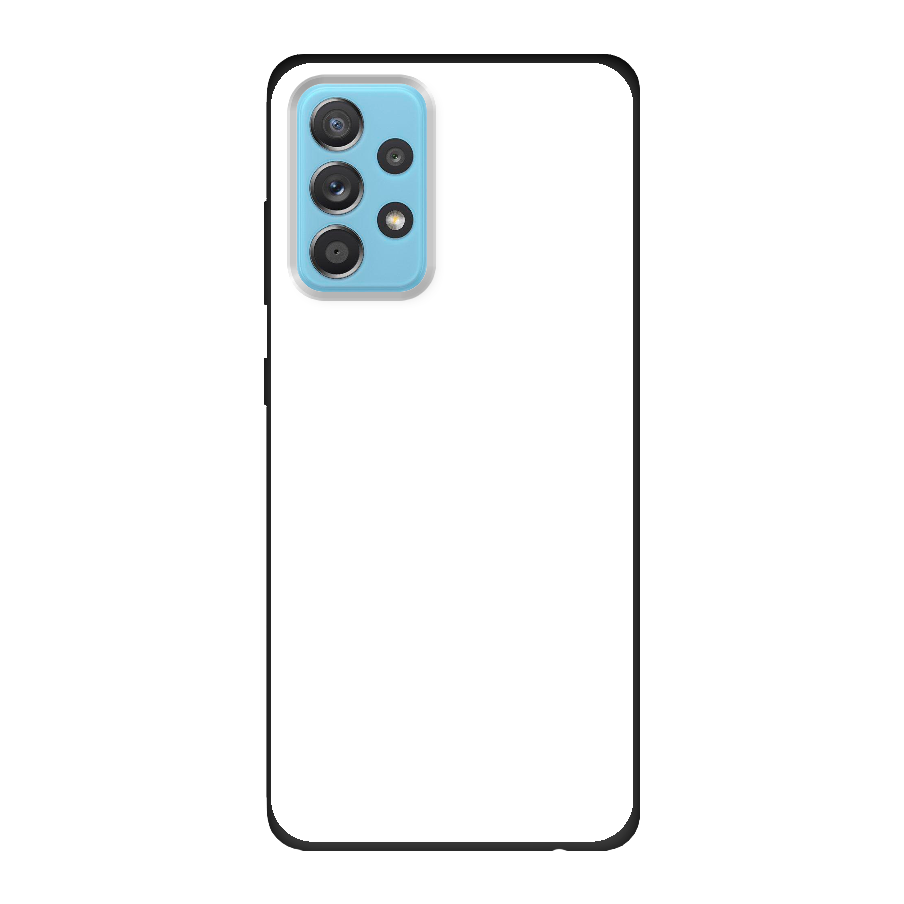 Samsung Galaxy A53 5G Biologisch afbreekbaar hoesje (achterkant bedrukt, zwart)