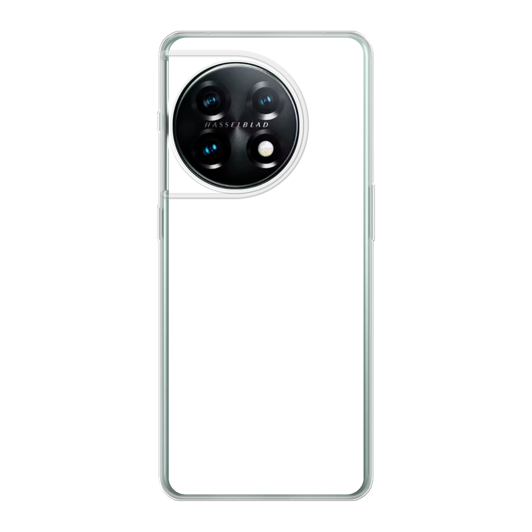 OnePlus 11 Zachte hoes (achterkant bedrukt, transparant)