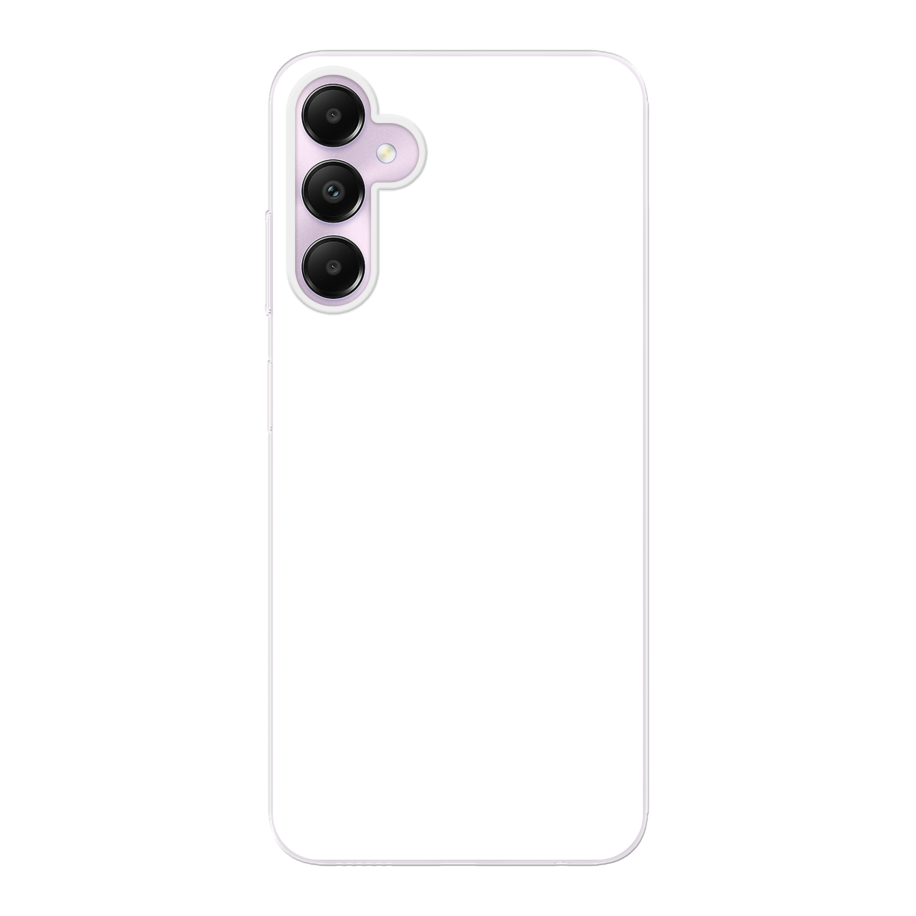 Samsung Galaxy A05s Zachte hoes (achterkant bedrukt, transparant)