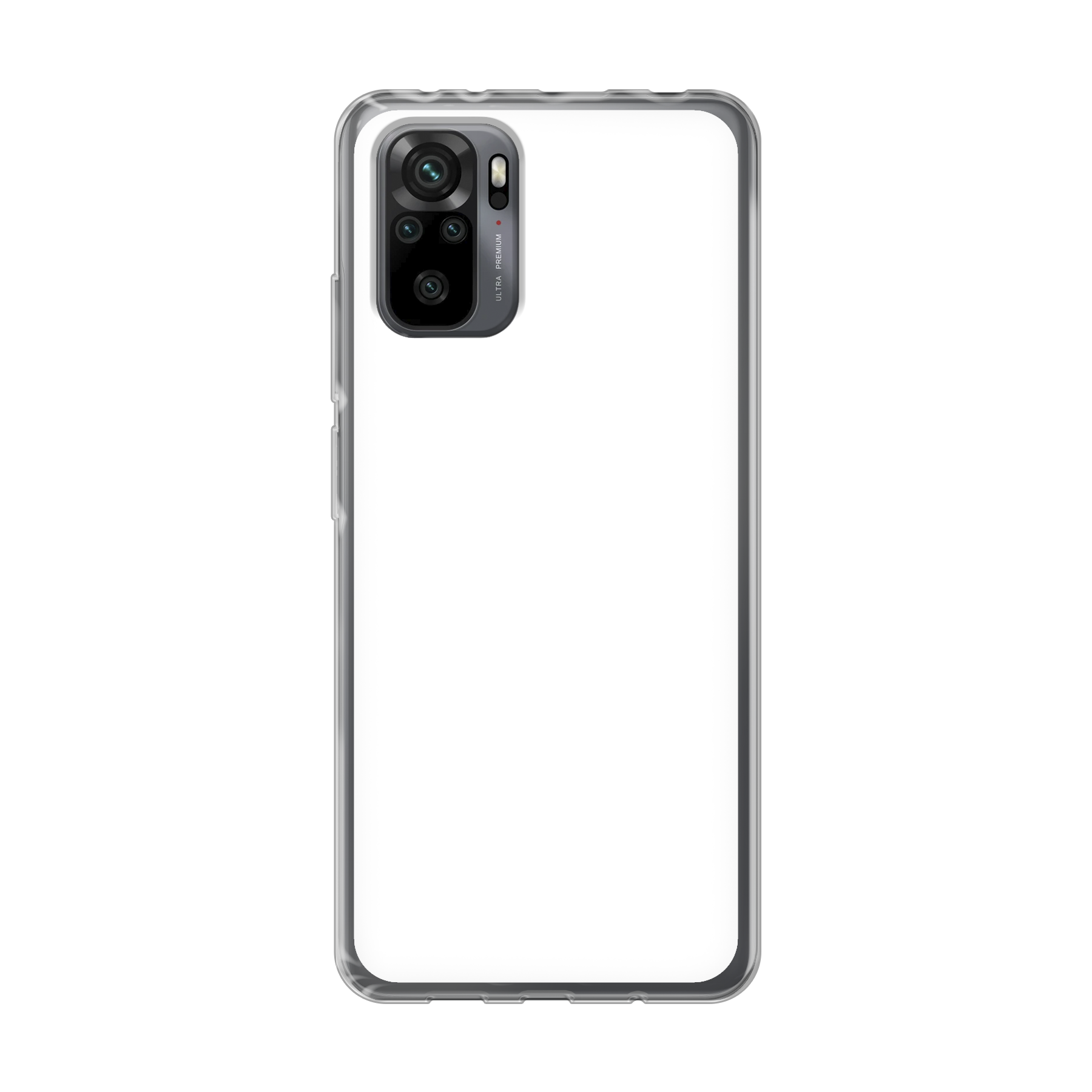 Xiaomi Redmi Note 10 Pro Zachte hoes (achterkant bedrukt, transparant)