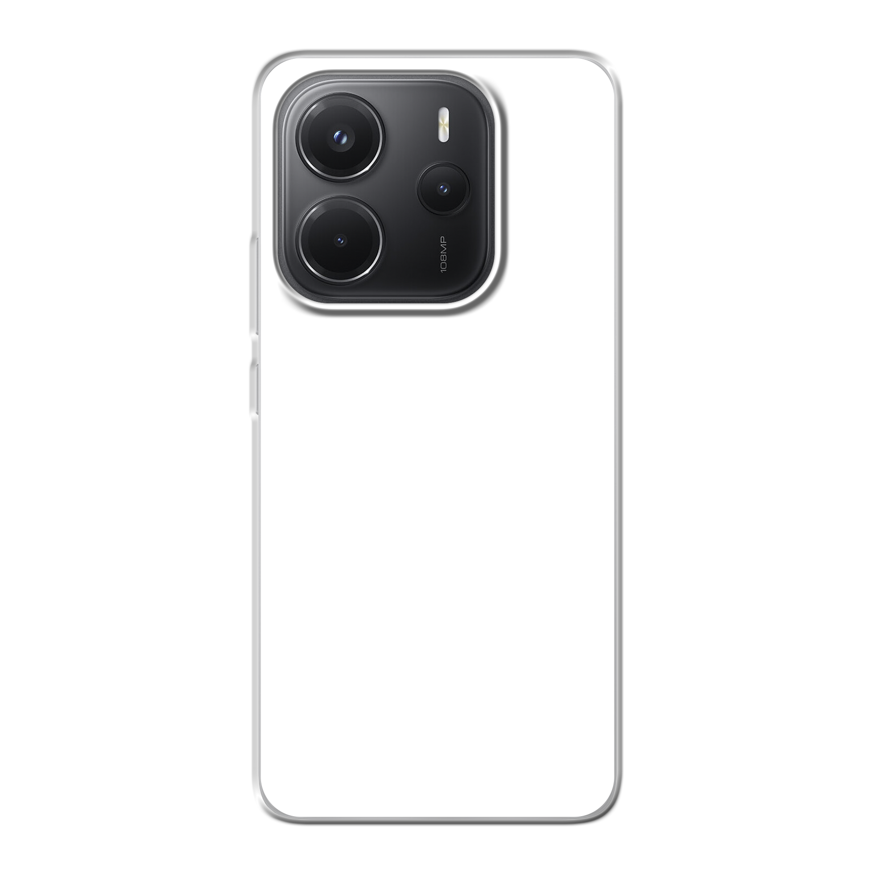 Xiaomi Redmi Note 14 4G zachte hoes (achterkant bedrukt, transparant)