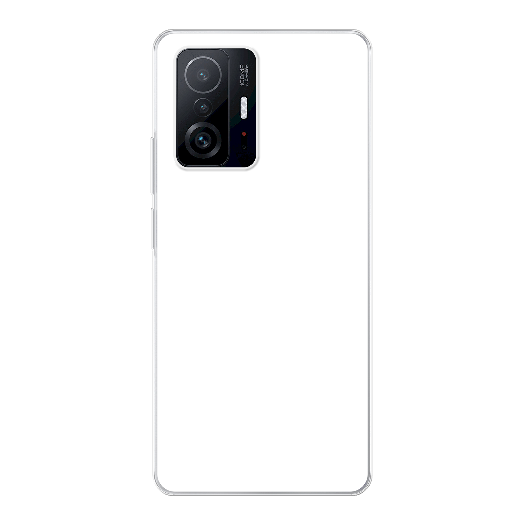 Xiaomi 11T / 11T Pro Zachte hoes (achterkant bedrukt, transparant)