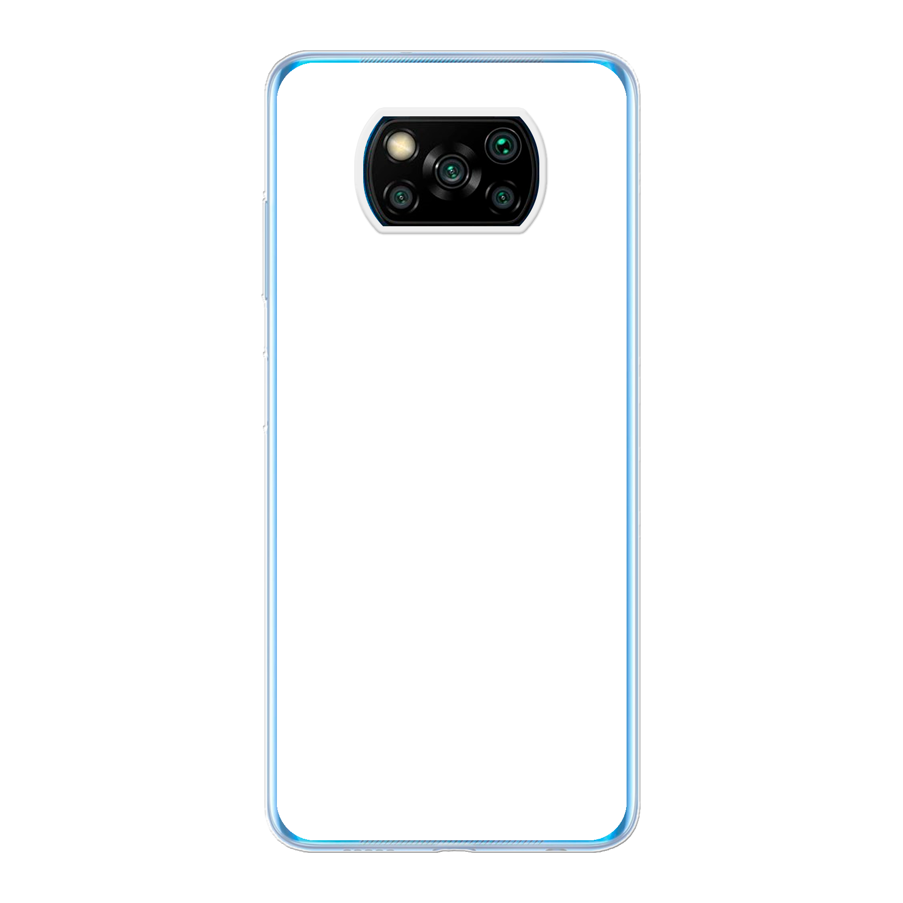 Xiaomi Poco X3 NFC / Poco X3 Pro Zachte hoes (achterkant bedrukt, transparant)