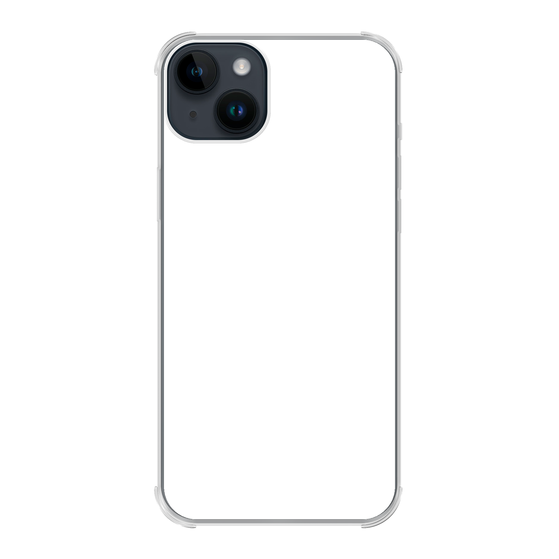 Apple iPhone 14 Plus Bumper case (achterkant bedrukt, transparant)