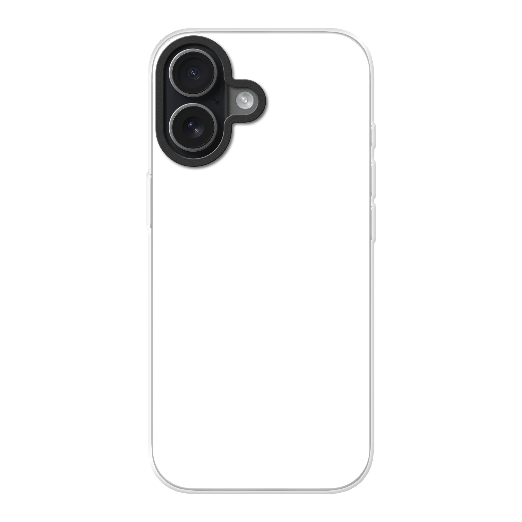Apple iPhone 17 Hybride hoesje met MagSafe (achterkant bedrukt, transparant)
