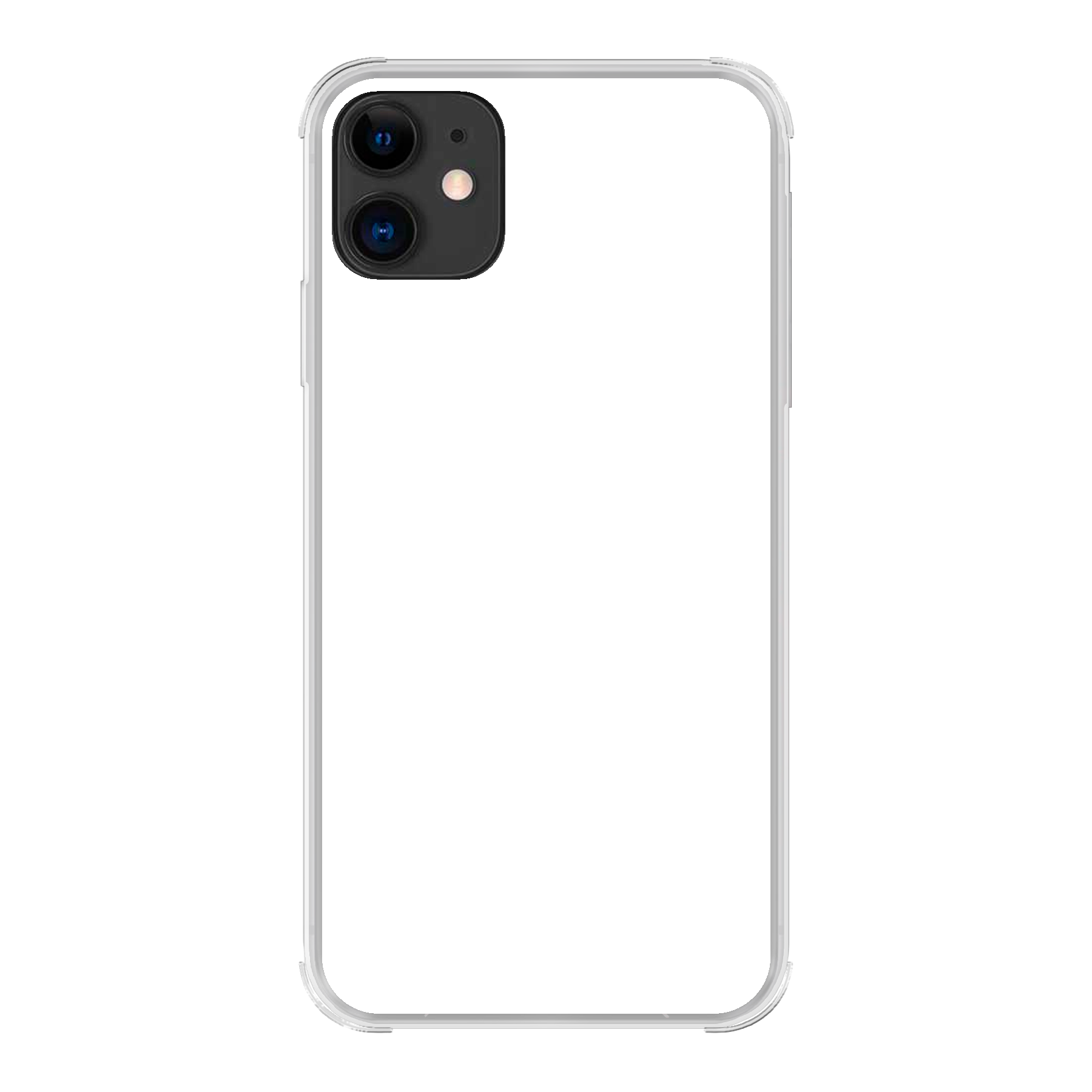 Apple iPhone 11 Bumper case (achterkant bedrukt, transparant)