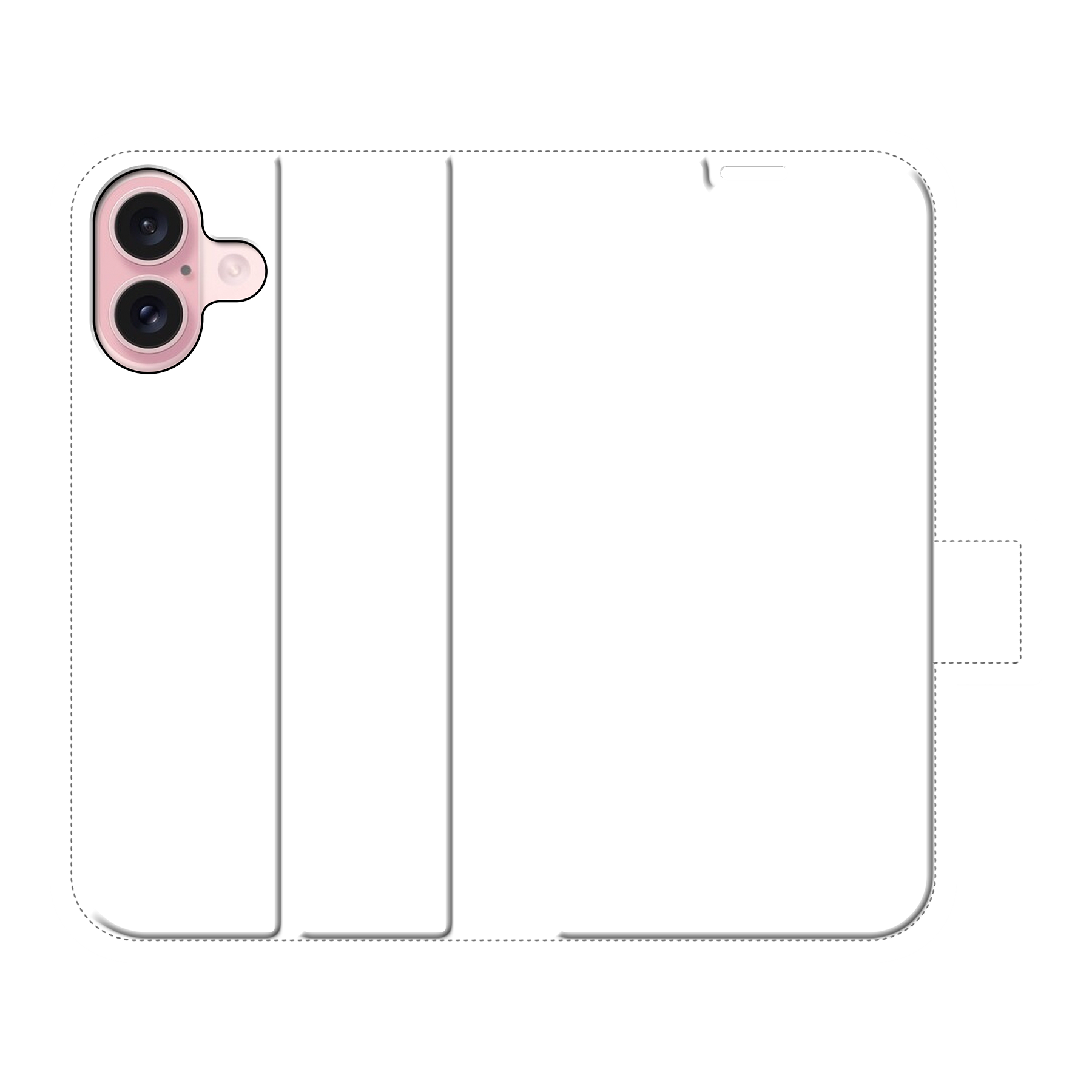 Apple iPhone 16 Wallet hoesje (volledig bedrukt)