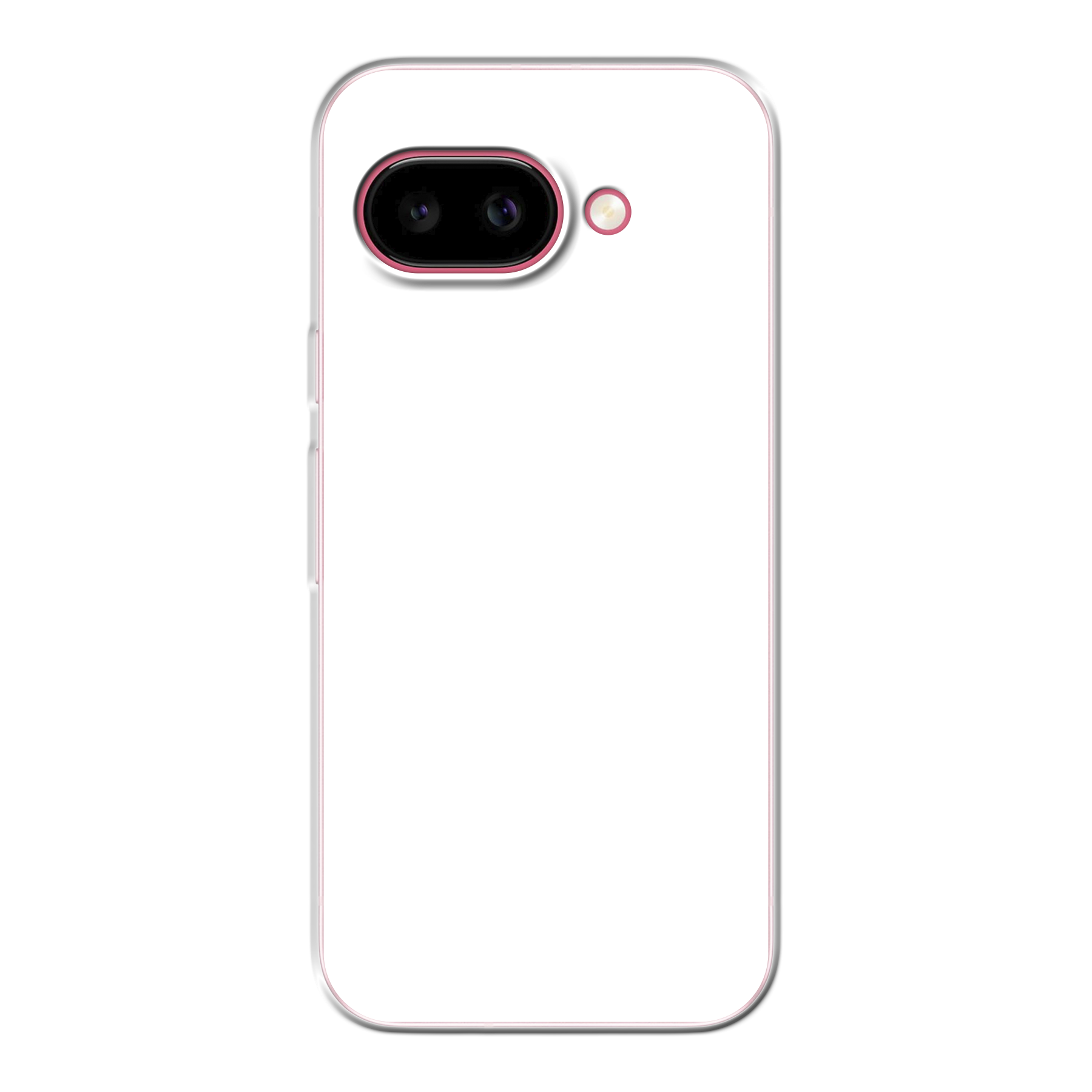 Google Pixel 9A Zachte hoes (achterkant bedrukt, transparant)