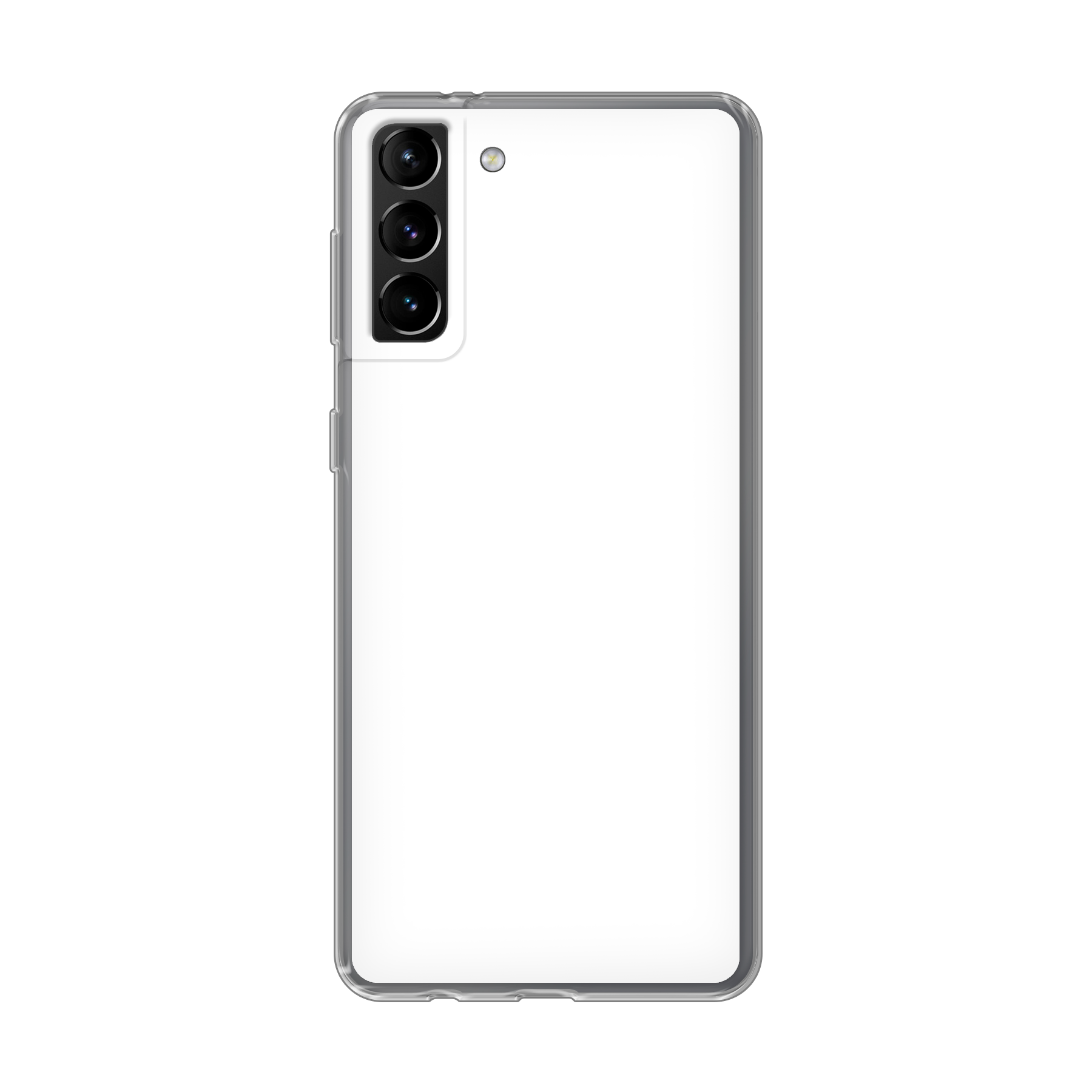 Samsung Galaxy S21 Plus 5G Zachte hoes (achterkant bedrukt, transparant)