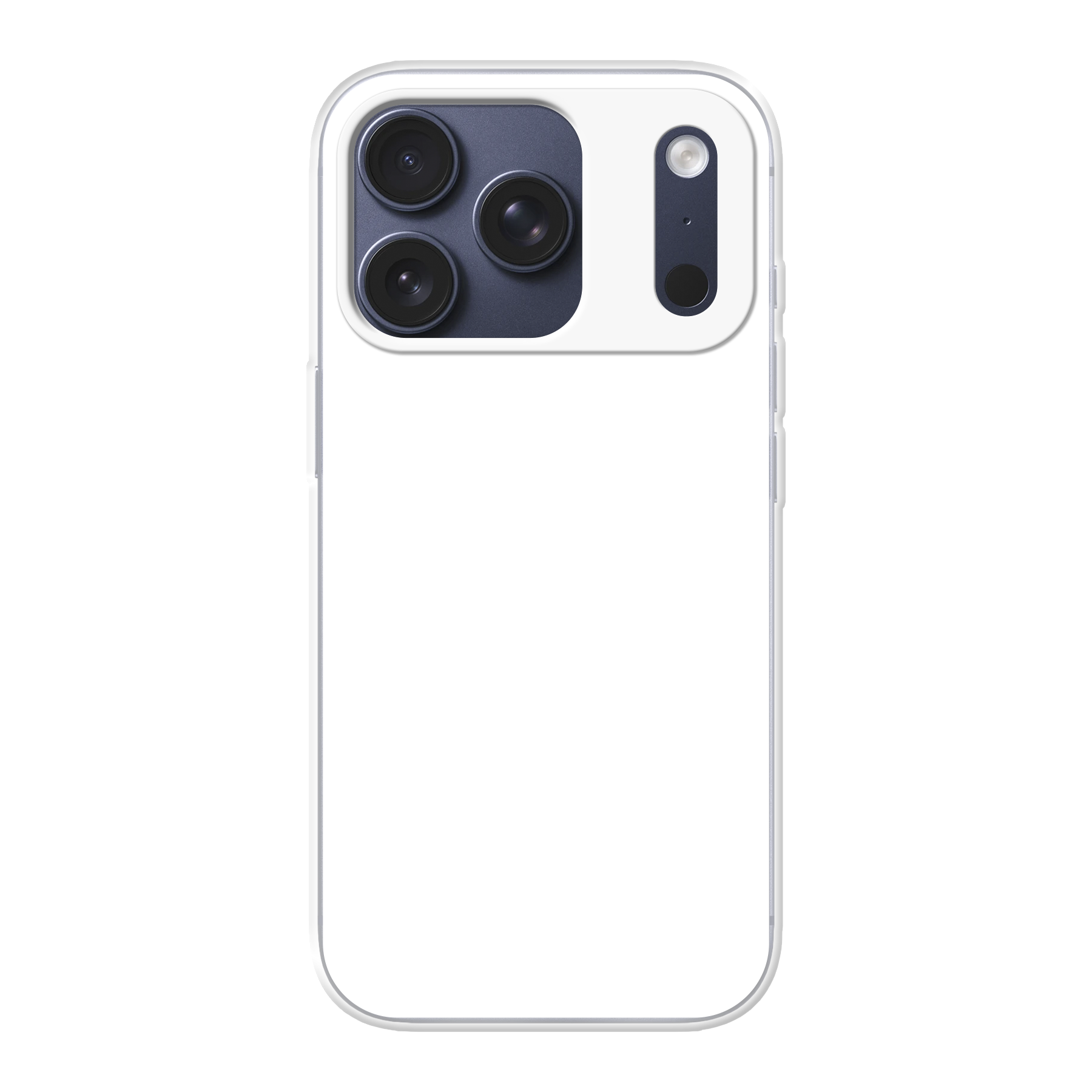 Apple iPhone 17 Pro Zachte hoes (achterkant bedrukt, transparant)