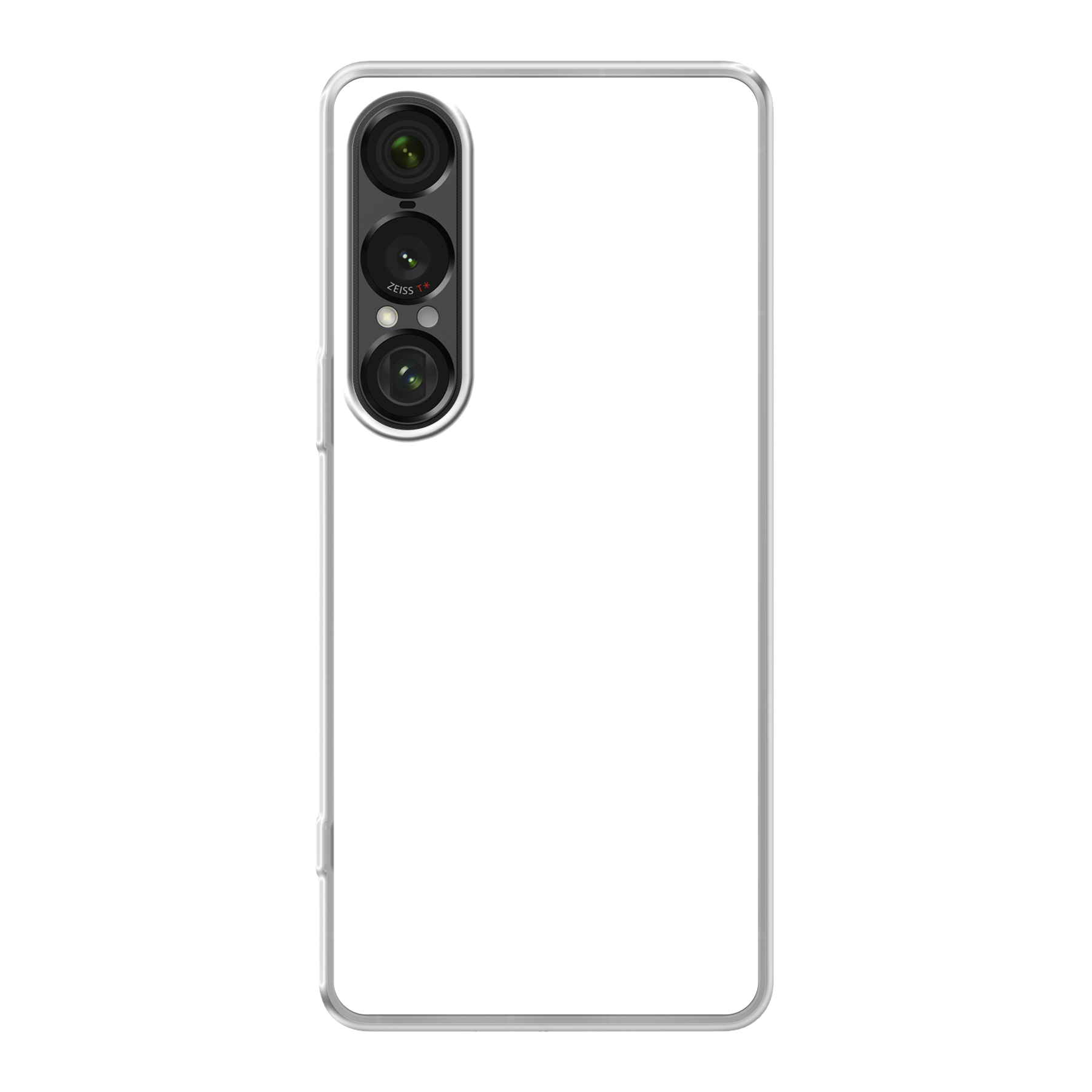 Sony Xperia 1 VII Zachte hoes (achterkant bedrukt, transparant)