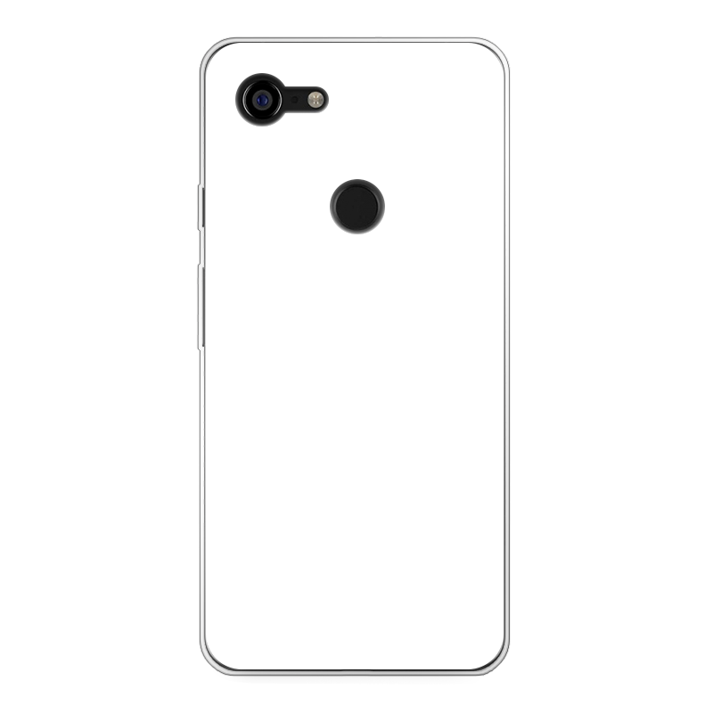 Google Pixel 3 XL Zachte hoes (achterkant bedrukt, transparant)