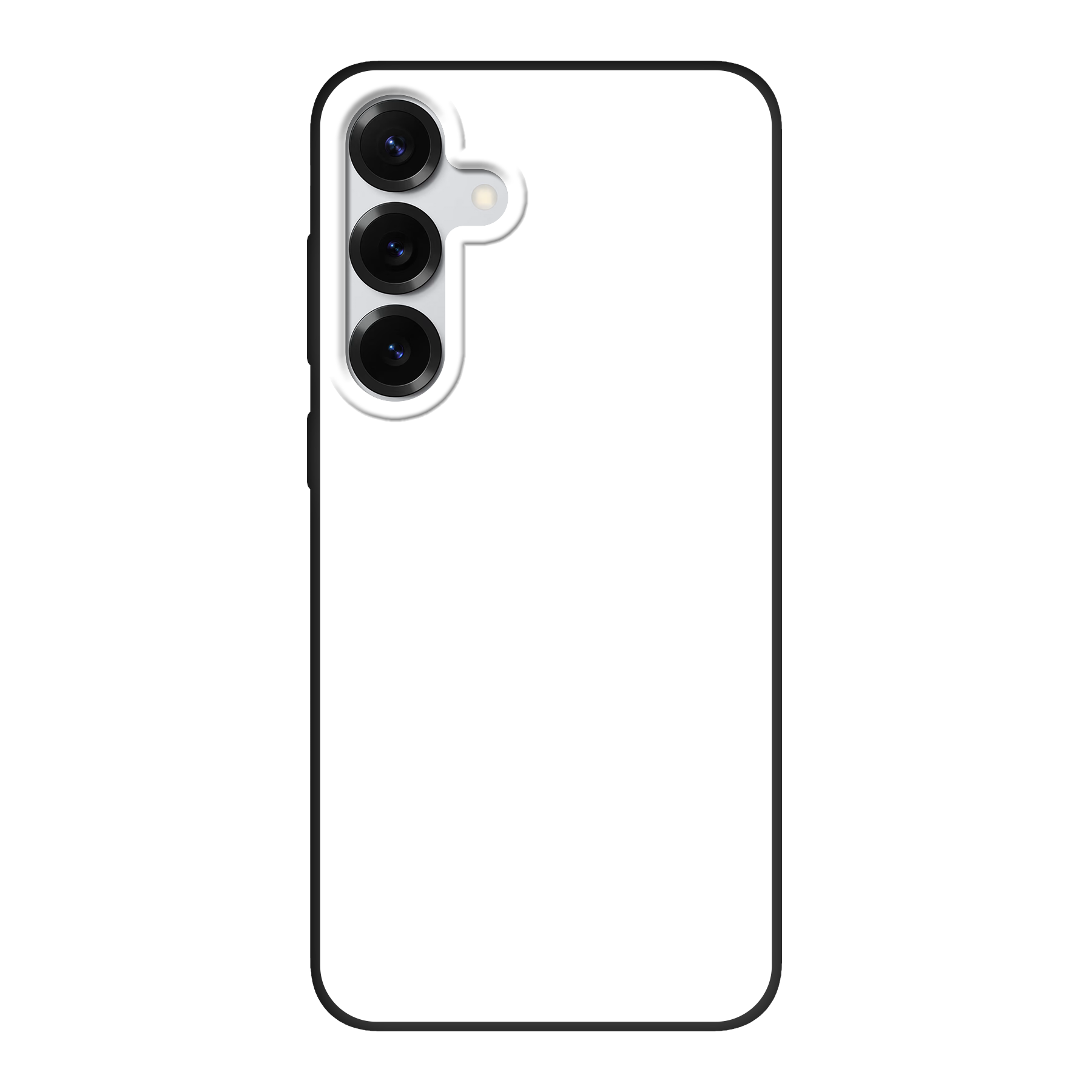 Samsung Galaxy S25 Plus Biologisch afbreekbaar hoesje (achterkant bedrukt, zwart)