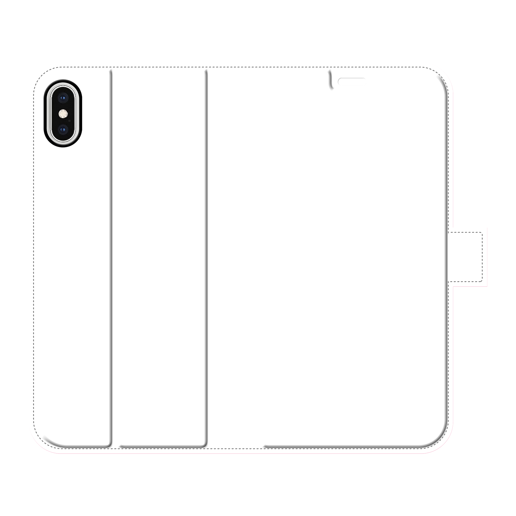 Apple iPhone Xs Max Wallet hoesje (volledig bedrukt)