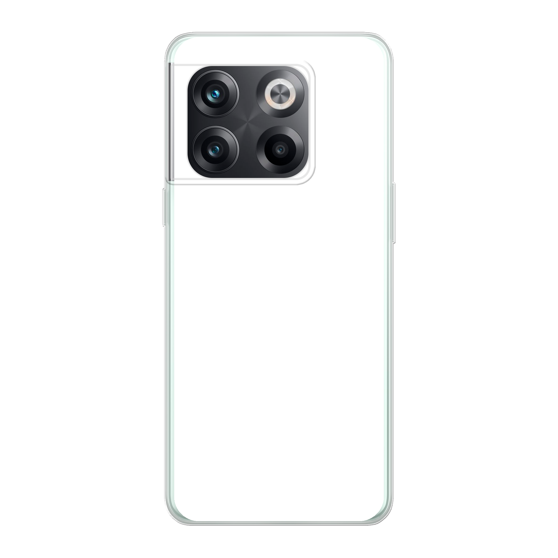 OnePlus 10T Zachte hoes (achterkant bedrukt, transparant)