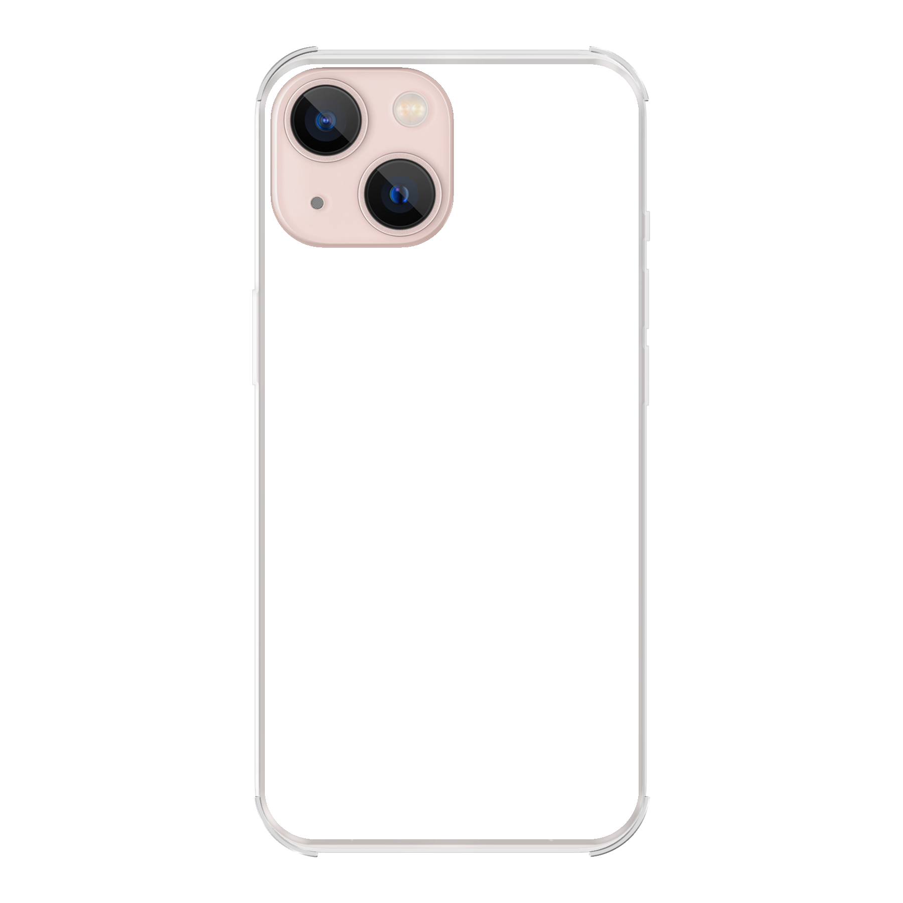 Apple iPhone 13 Bumper case (achterkant bedrukt, transparant)