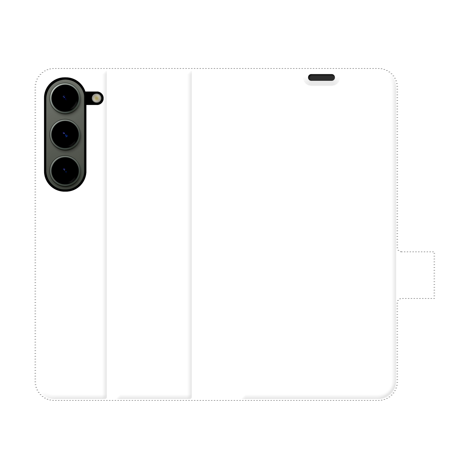 Samsung Galaxy S23 Wallet hoesje (volledig bedrukt)