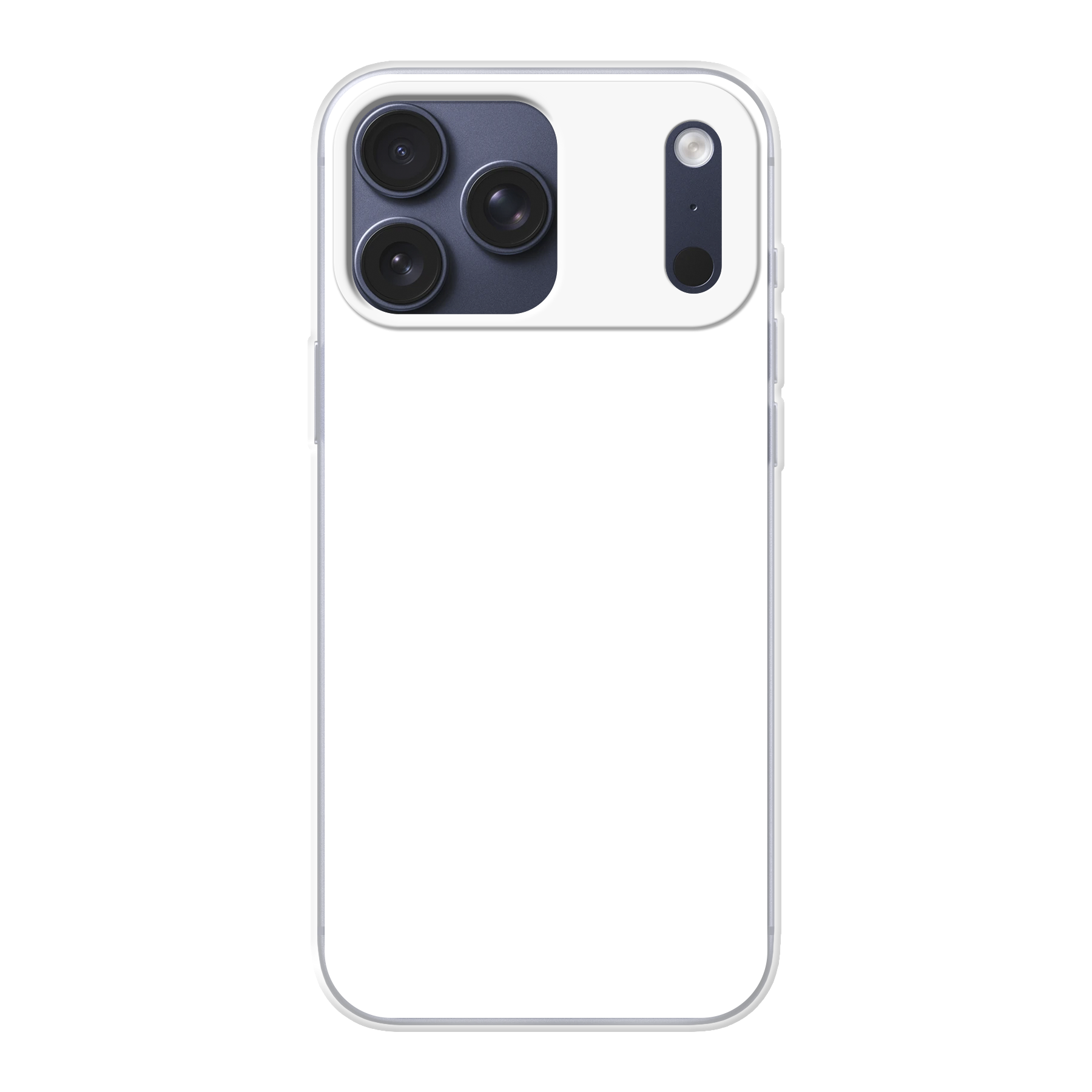 Apple iPhone 17 Pro Max Zachte hoes (achterkant bedrukt, transparant)