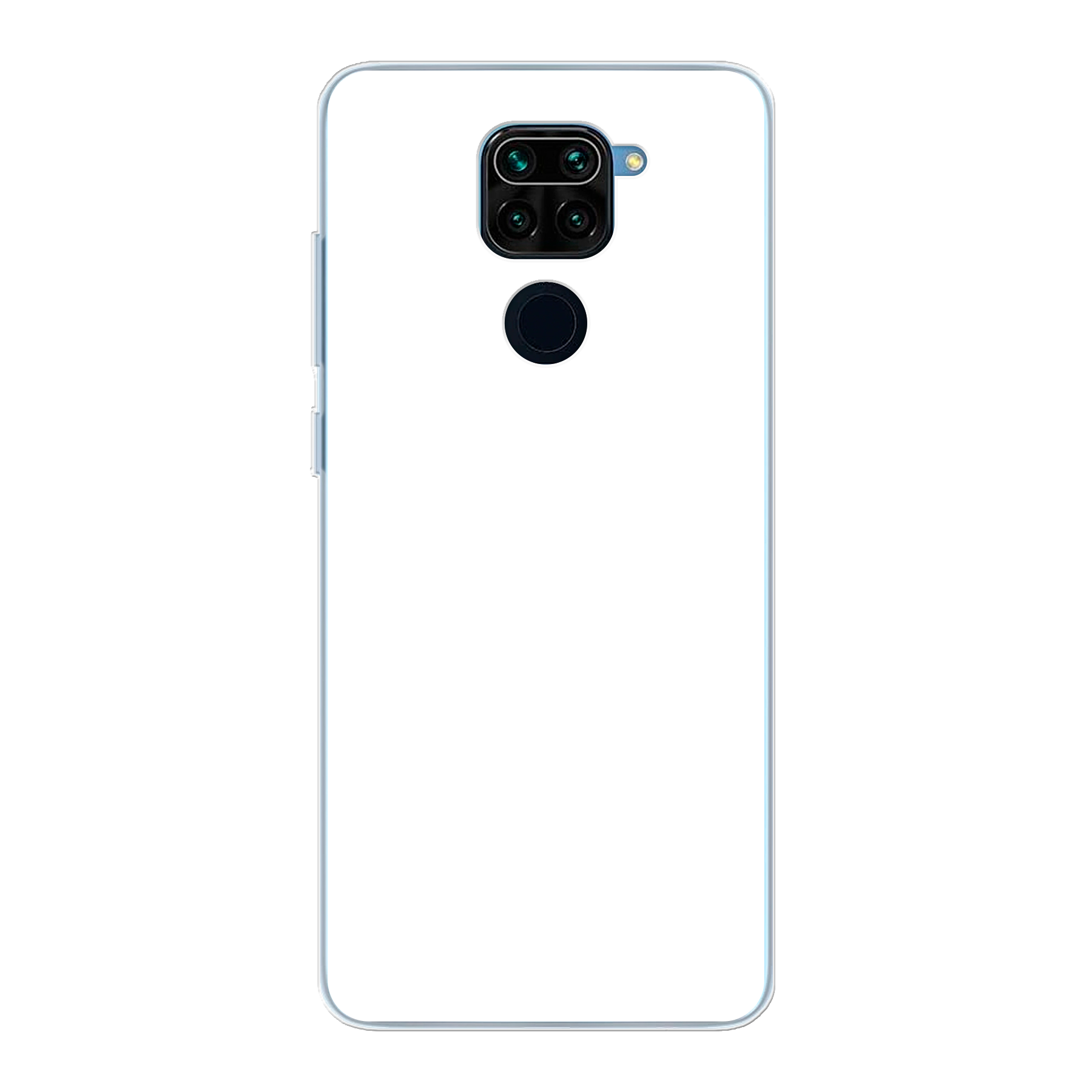Xiaomi Redmi Note 9 Zachte hoes (achterkant bedrukt, transparant)