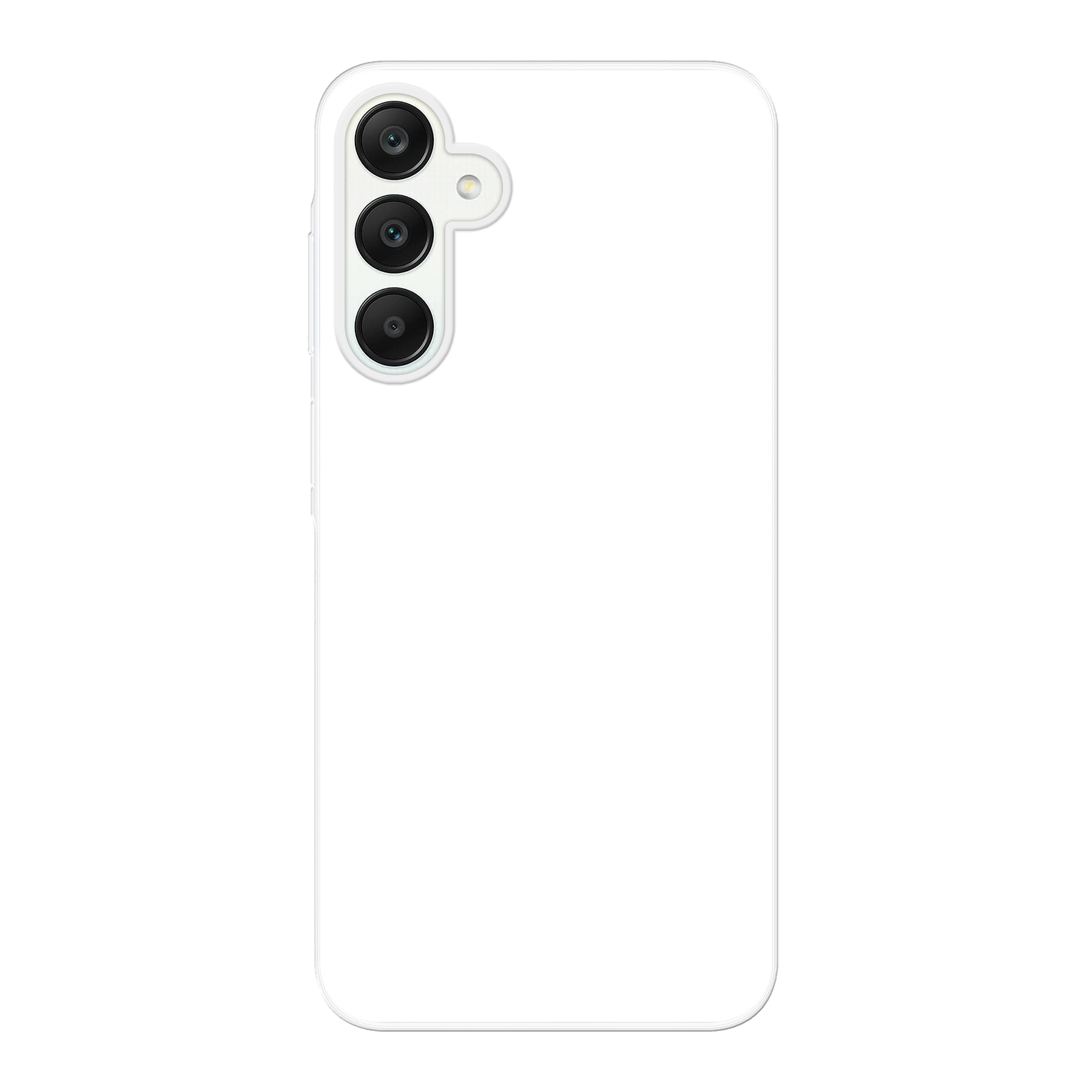 Samsung Galaxy A25 Zachte hoes (achterkant bedrukt, transparant)