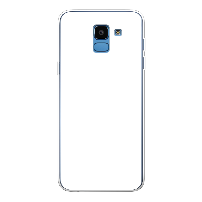 Samsung Galaxy J6 (2018) Zachte hoes (achterkant bedrukt, transparant)