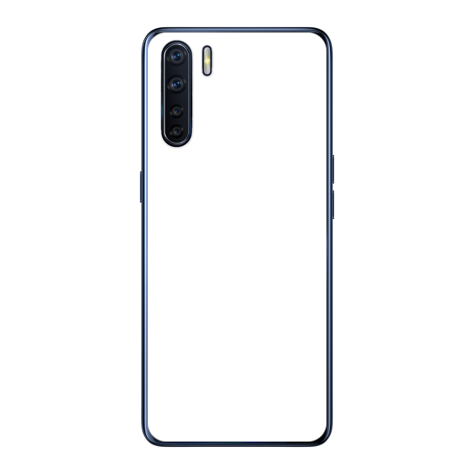 Oppo A91 Zachte case (achterkant bedrukt, transparant)