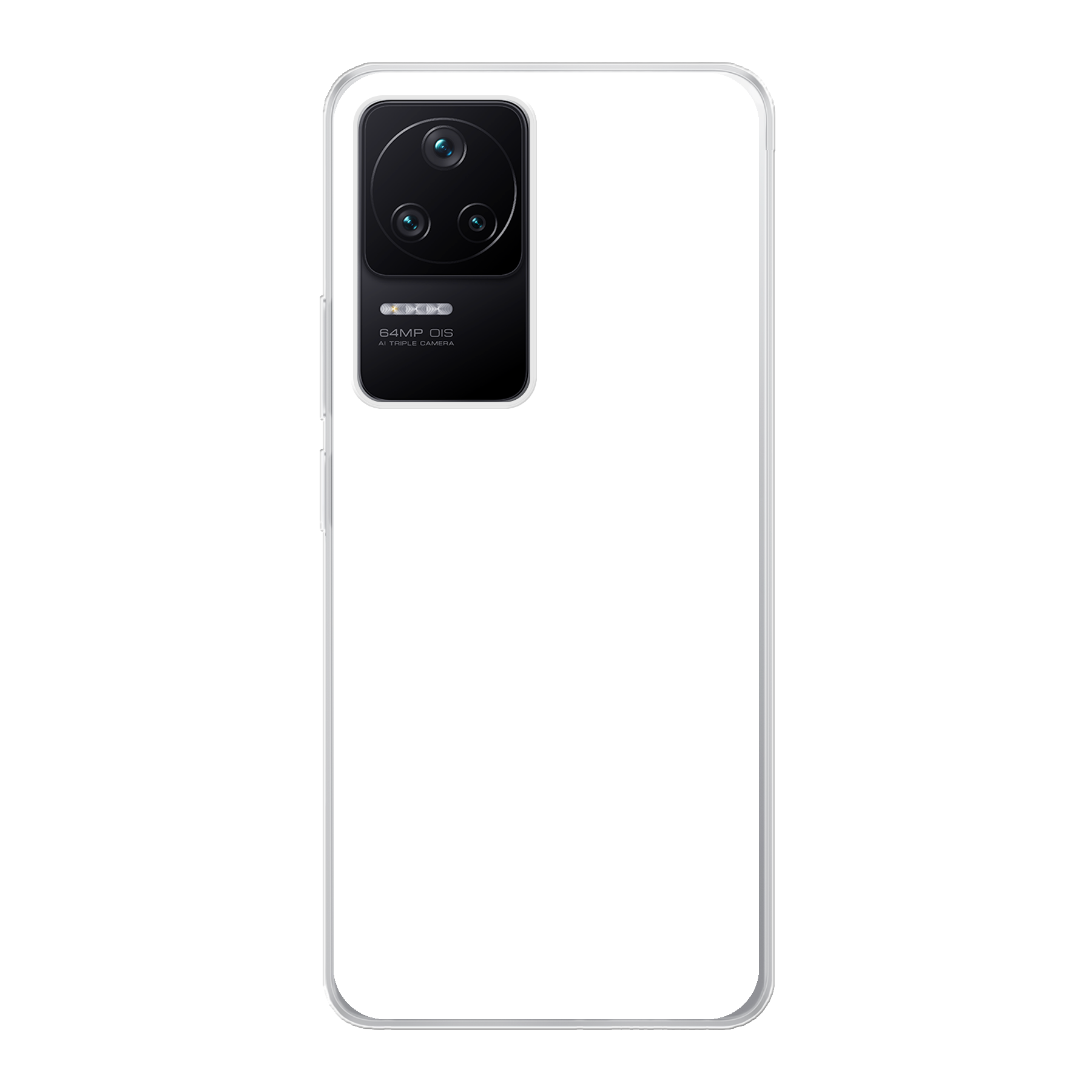 Xiaomi Poco F4 Zachte case (achterkant bedrukt, transparant)