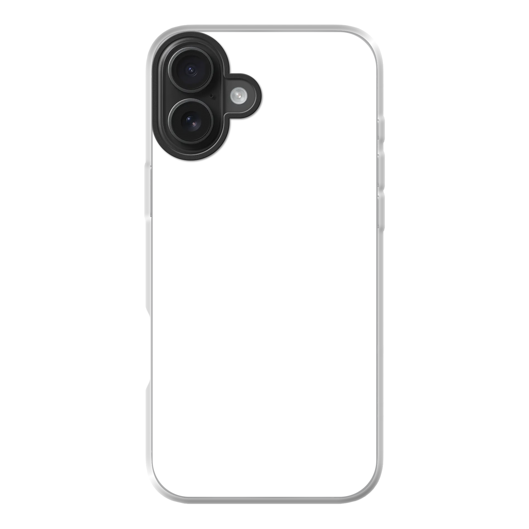 Apple iPhone 16 Plus Hybrid hoesje met MagSafe (achterkant bedrukt, transparant)