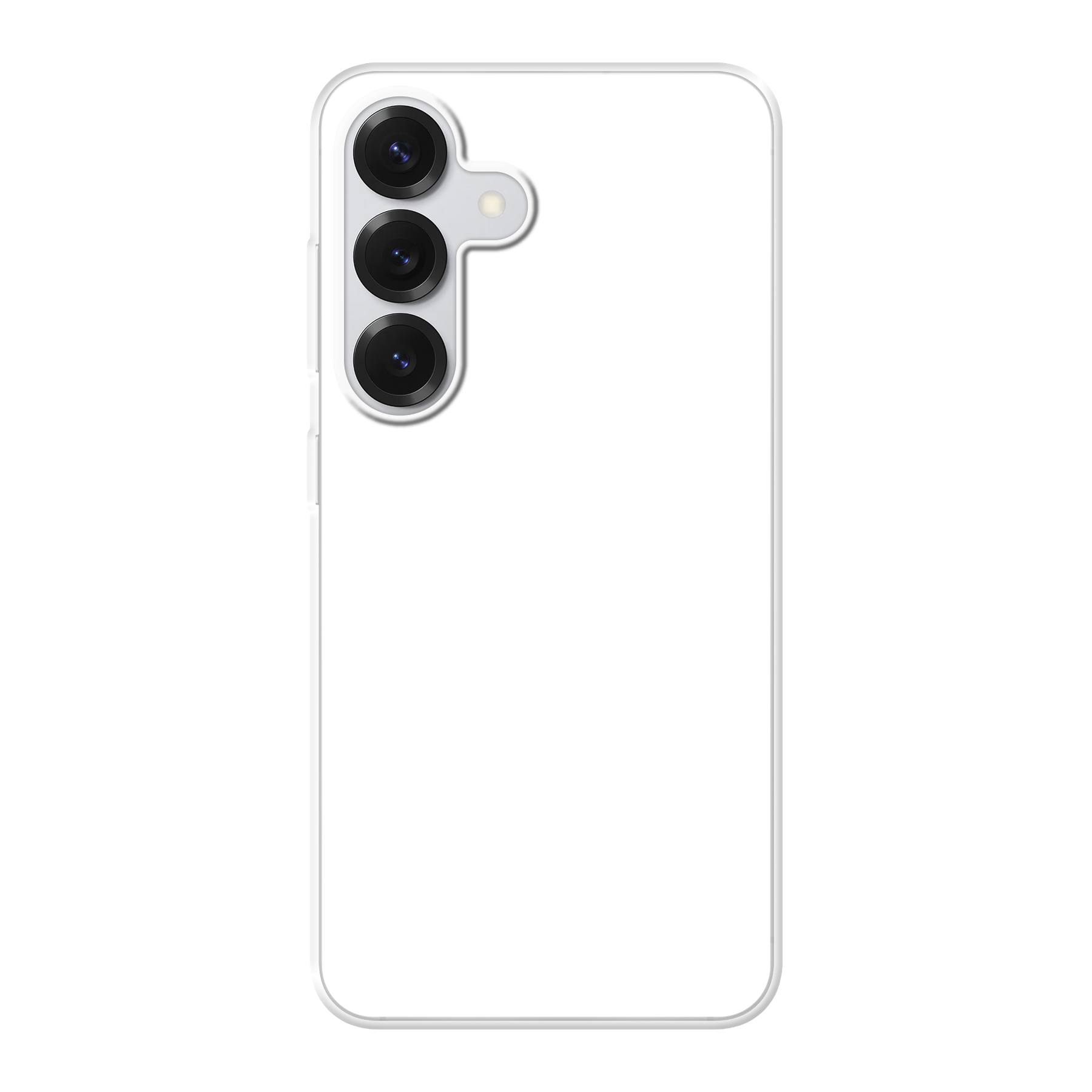 Samsung Galaxy S25 Zachte hoes (achterkant bedrukt, transparant)