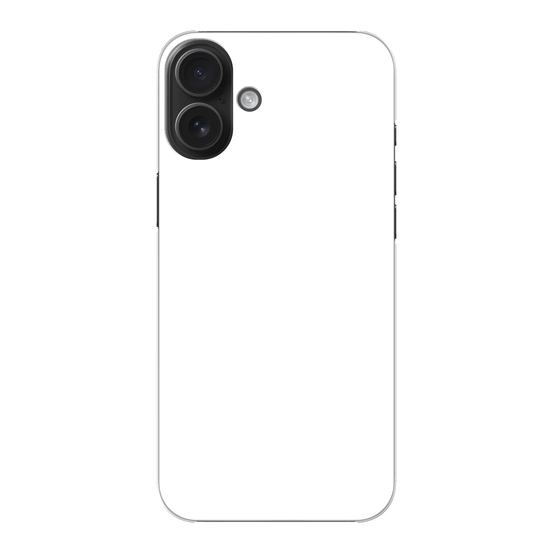 Apple iPhone 16 Plus Hardcase (achterkant bedrukt, transparant)