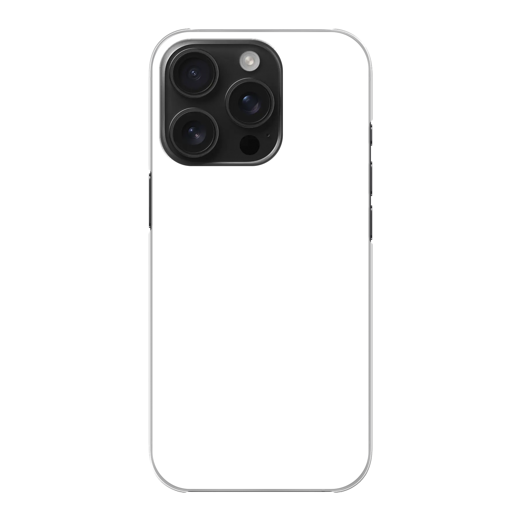 Apple iPhone 16 Pro Hardcase (achterkant bedrukt, transparant)