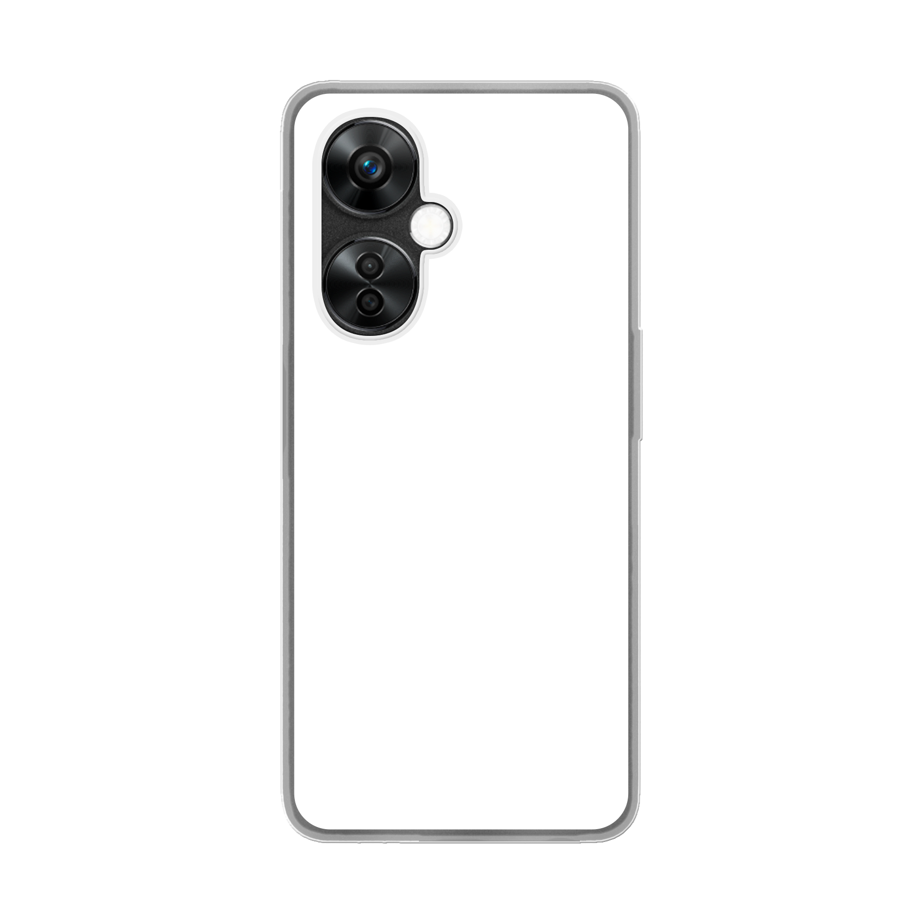 OnePlus Nord CE 3 Lite Zachte hoes (achterkant bedrukt, transparant)