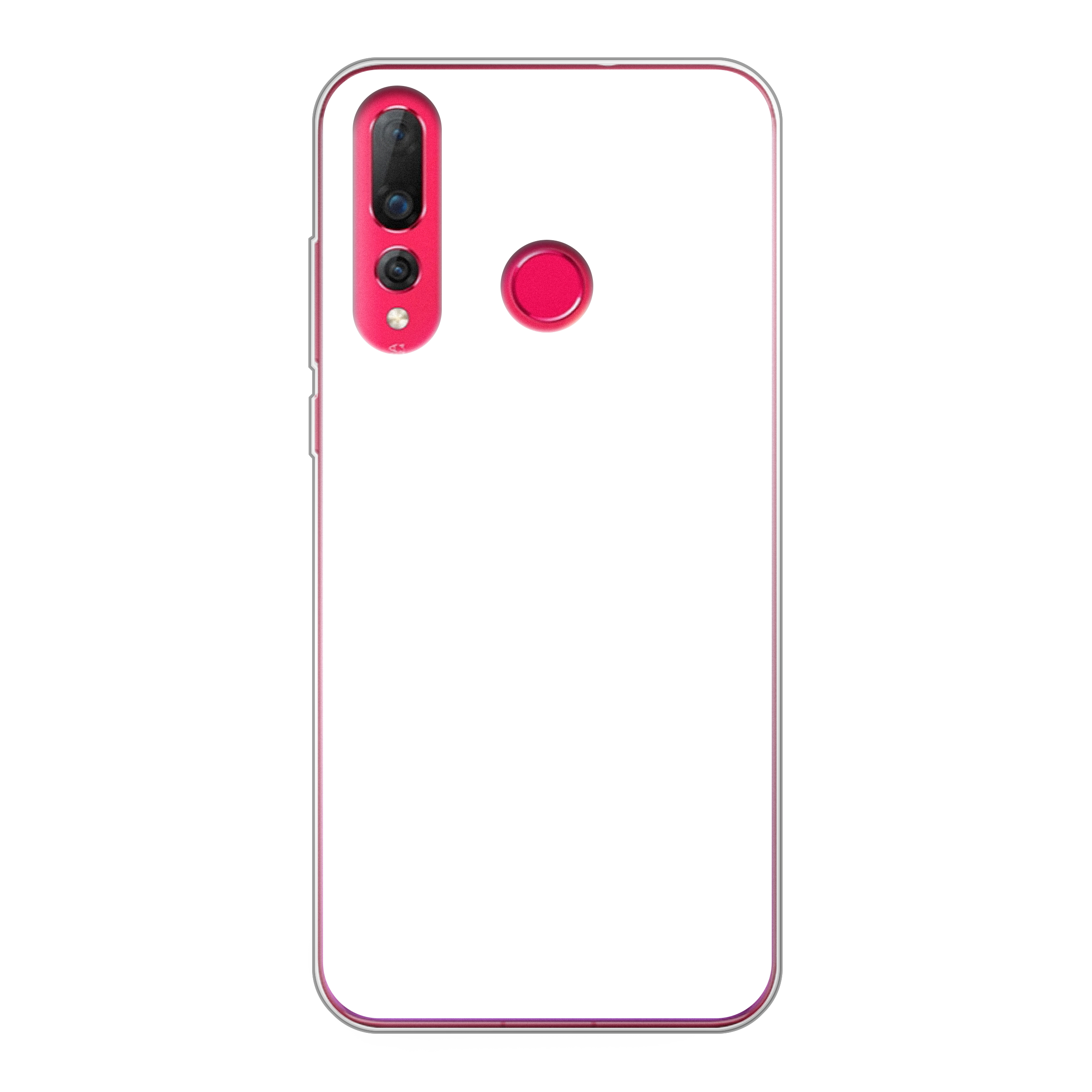 Huawei P30 Lite Zachte hoes (achterkant bedrukt, transparant)