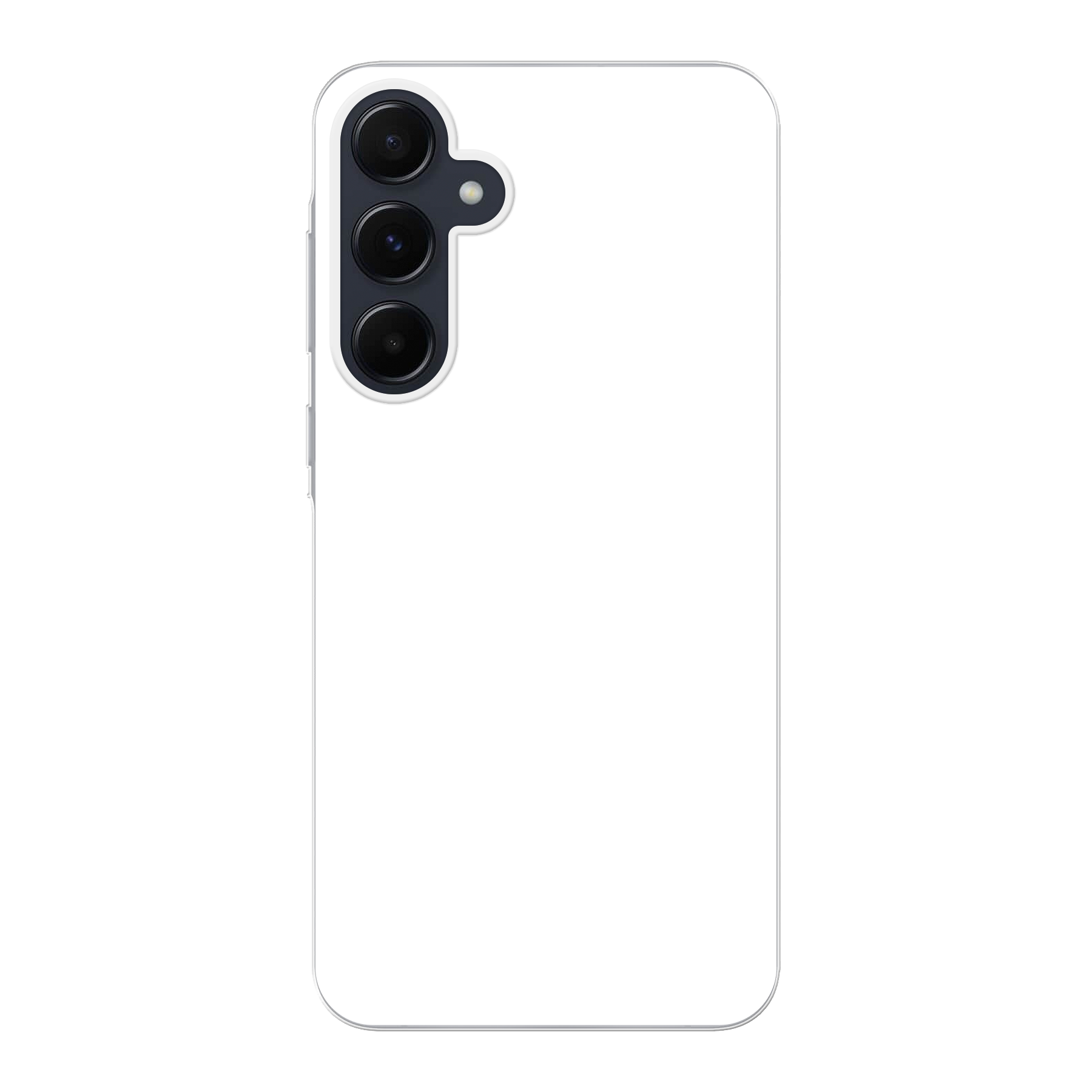 Samsung Galaxy A55 Zachte hoes (achterkant bedrukt, transparant)