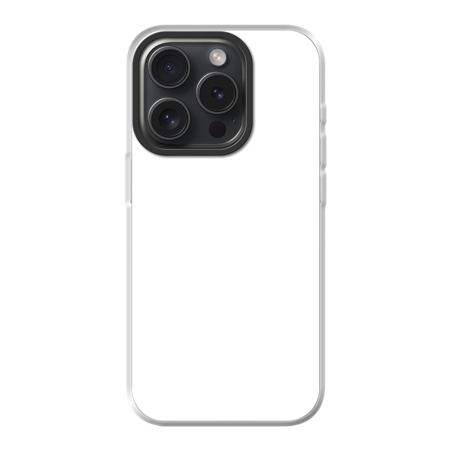 Apple iPhone 15 Pro Hybrid hoesje met MagSafe (achterkant bedrukt, transparant)