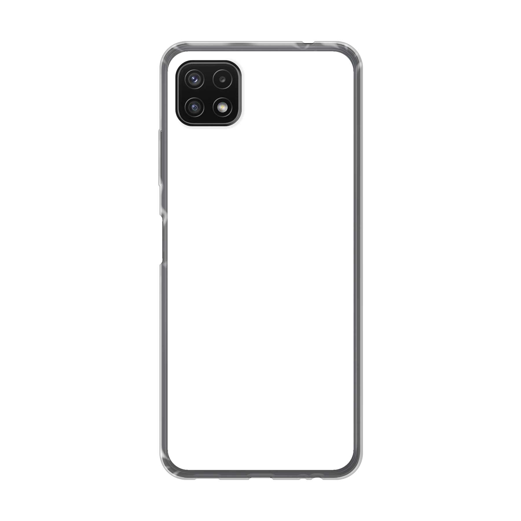 Samsung Galaxy A22 5G Zachte hoes (achterkant bedrukt, transparant)