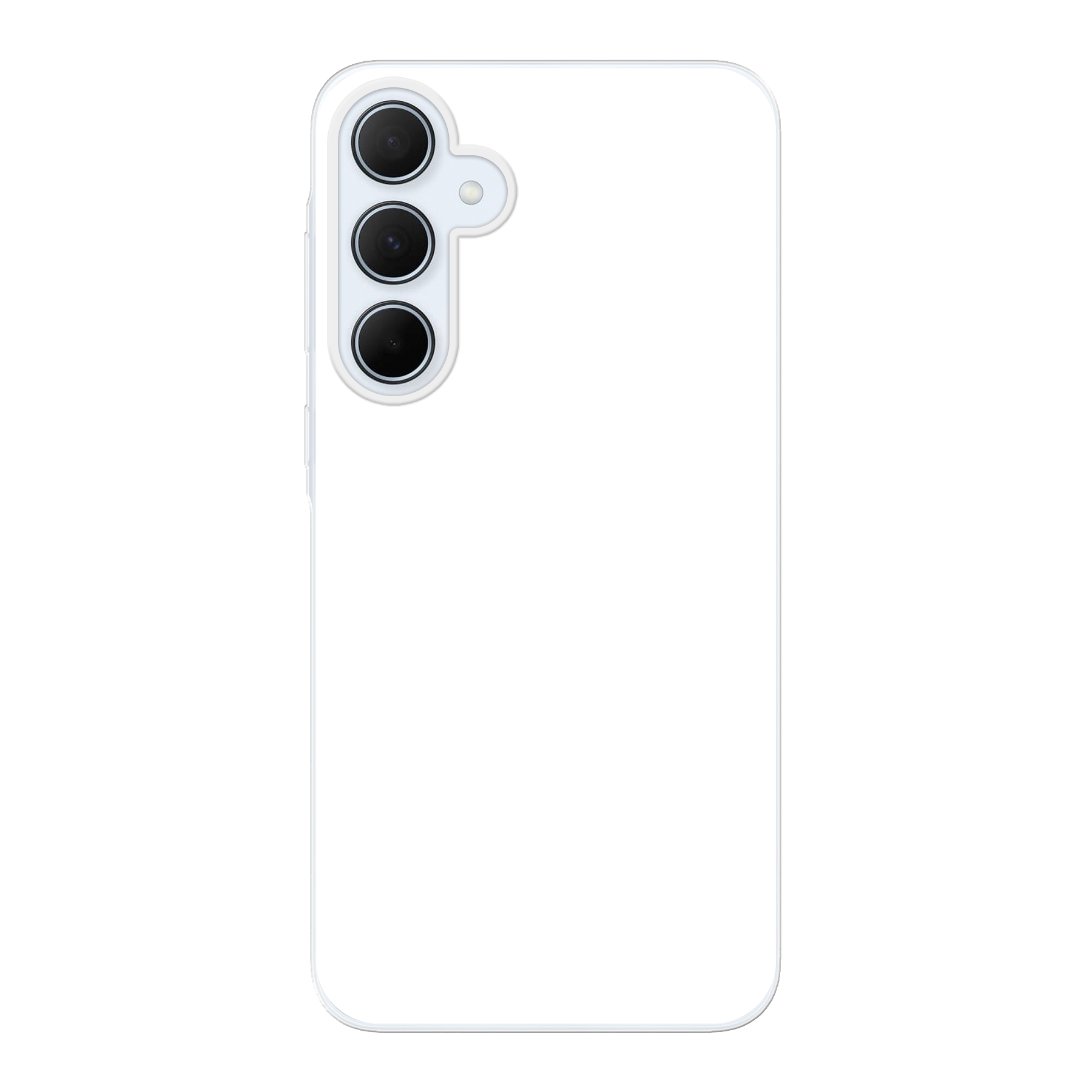 Samsung Galaxy A35 Zachte hoes (achterkant bedrukt, transparant)