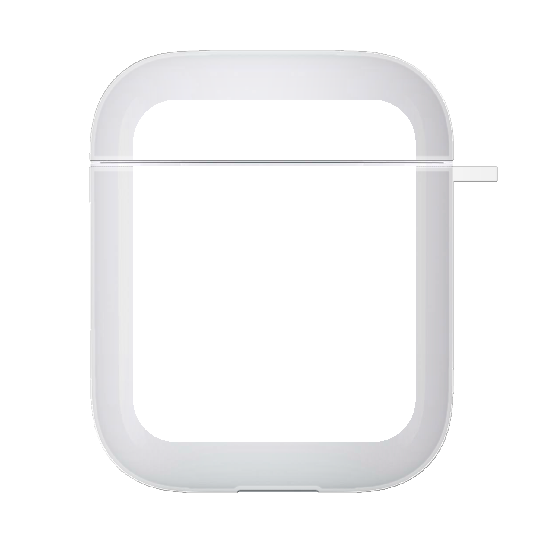 Apple AirPods 2 zachte case (voorkant bedrukt, transparant)