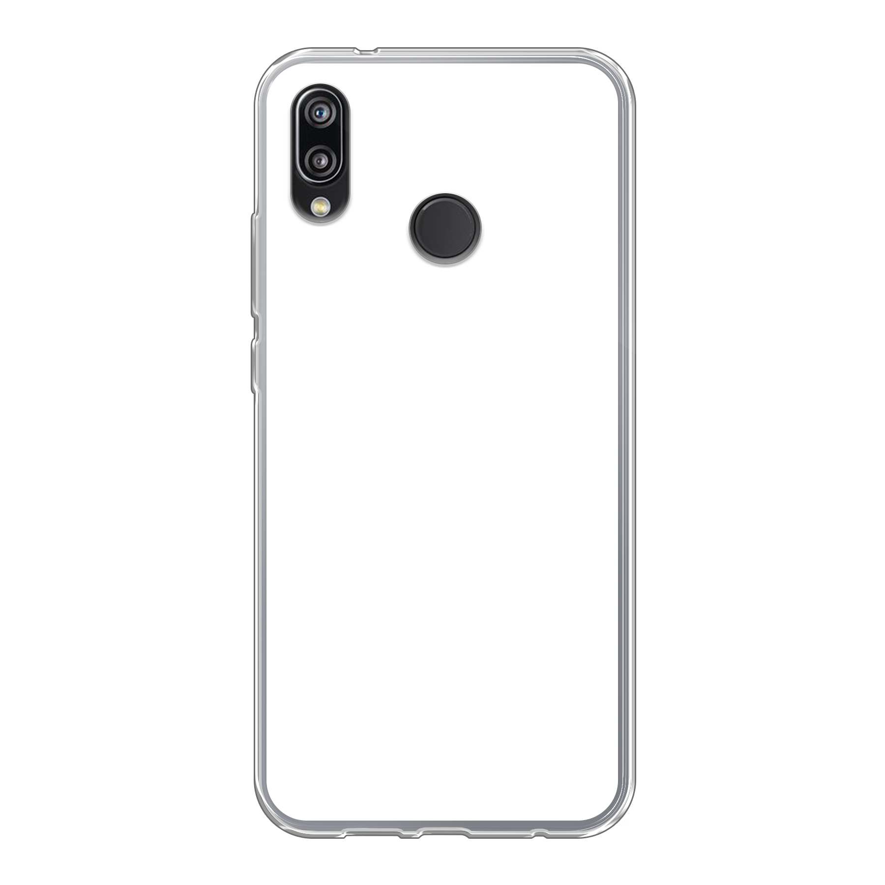 Huawei P20 Lite Zachte hoes (achterkant bedrukt, transparant)