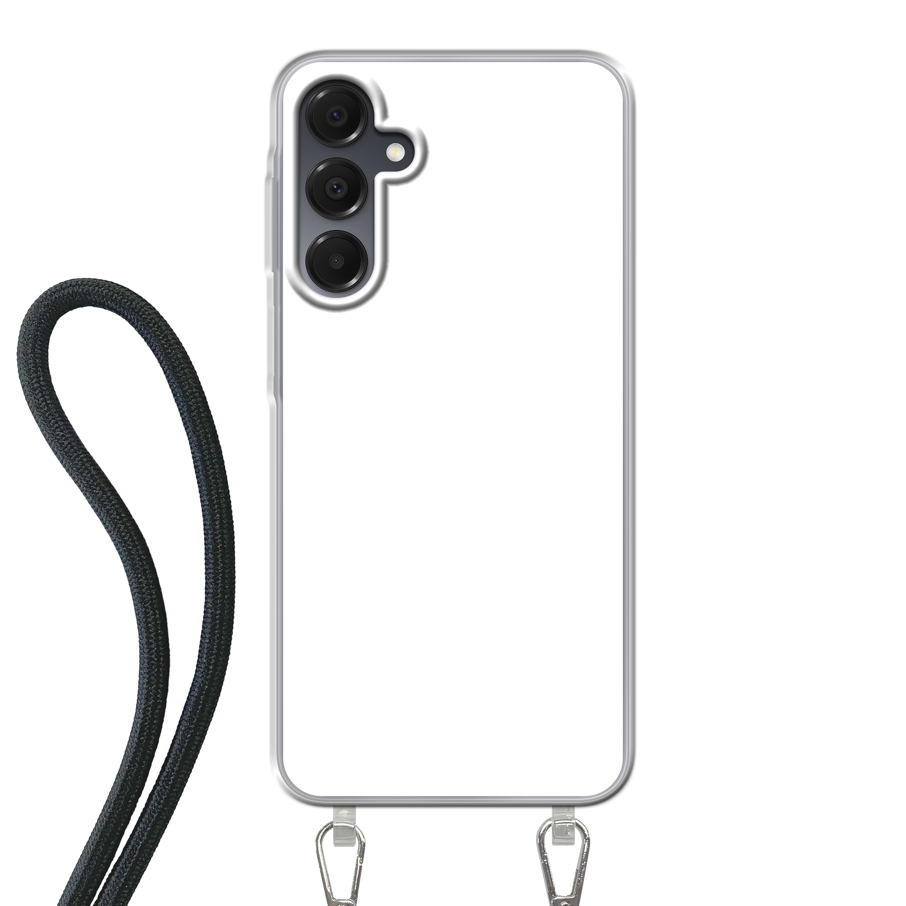 Samsung Galaxy A16 / A16 5G Crossbody hoesje (achterkant bedrukt, transparant)