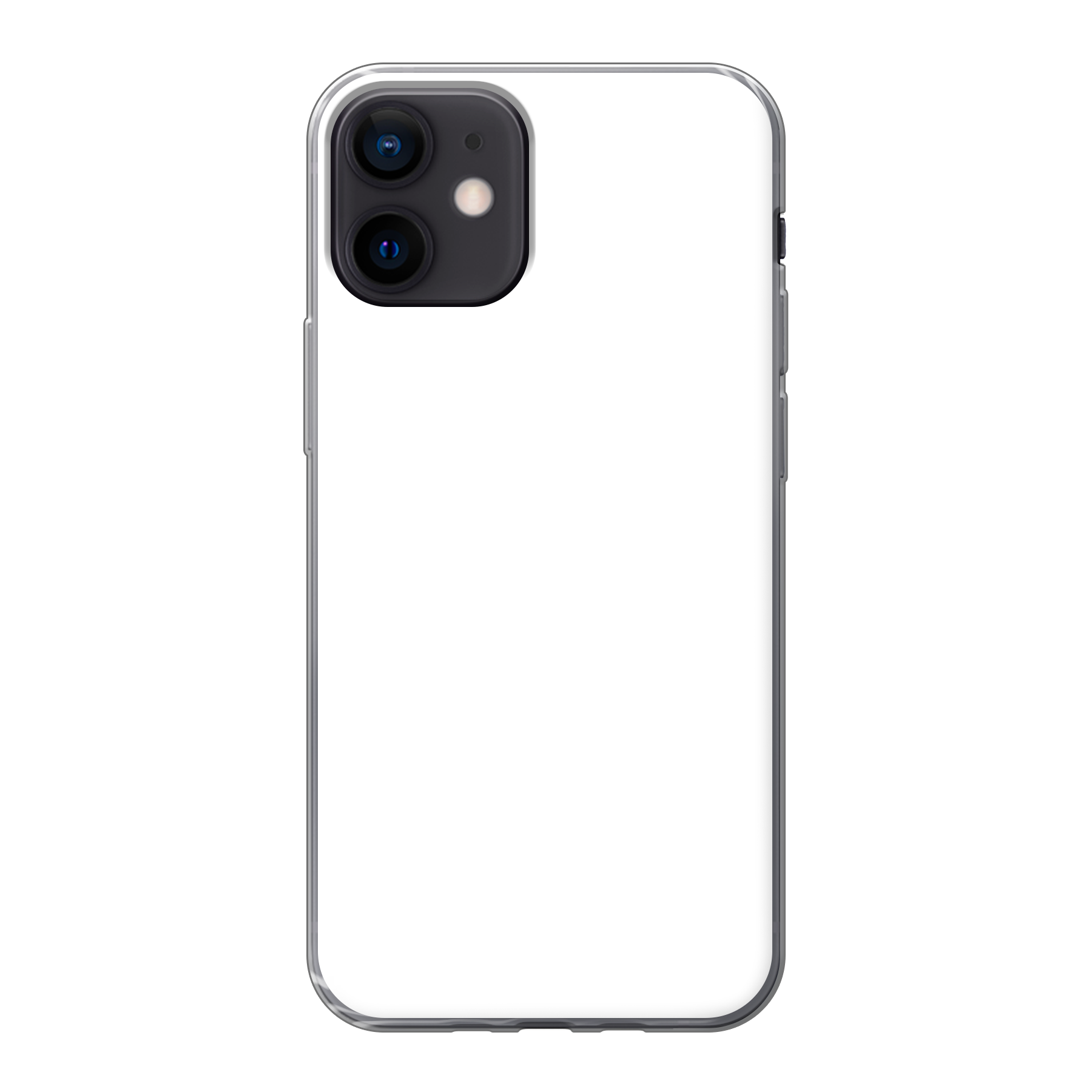 Apple iPhone 12 mini Zachte hoes (achterkant bedrukt, transparant)