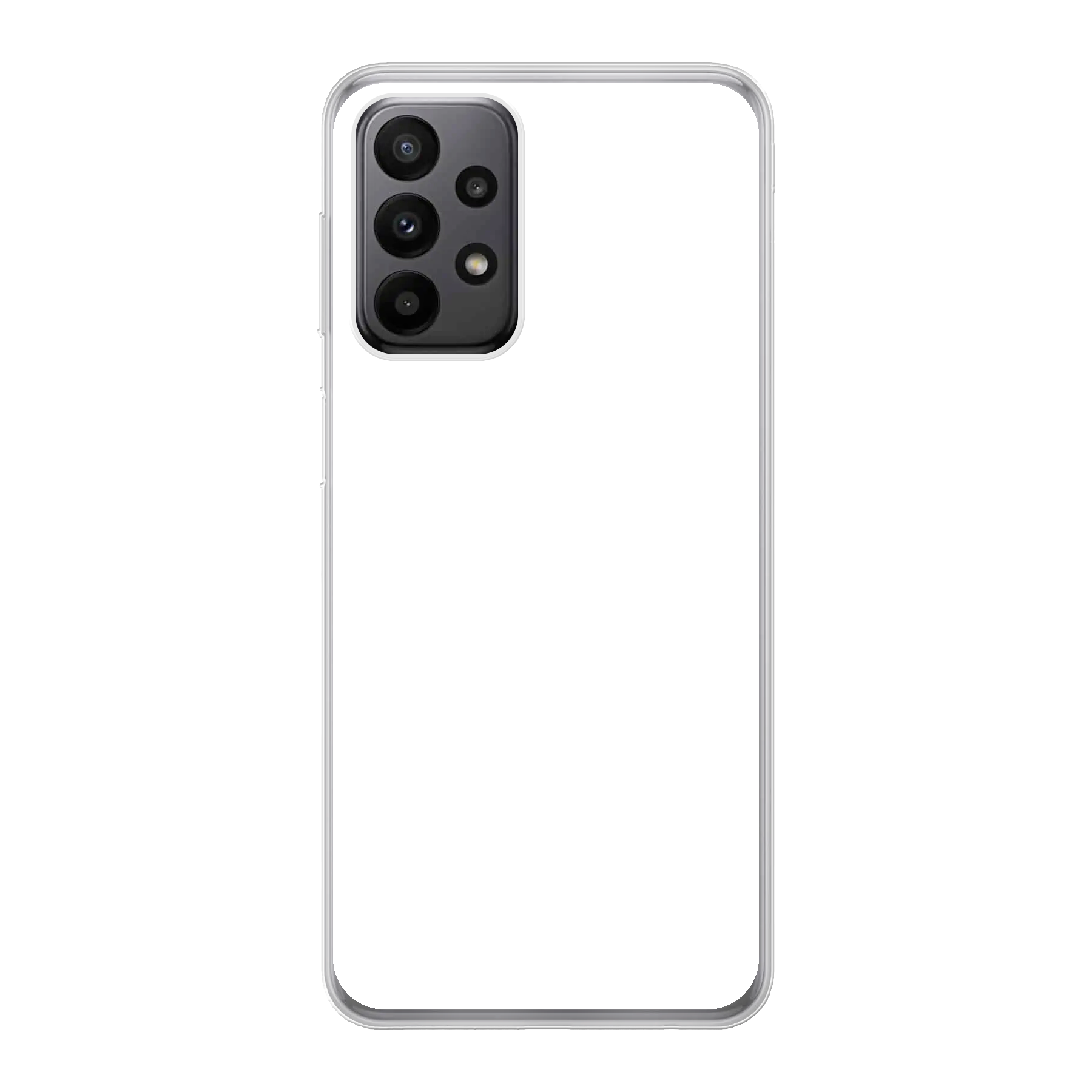 Samsung Galaxy A23 5G Zachte hoes (achterkant bedrukt, transparant)