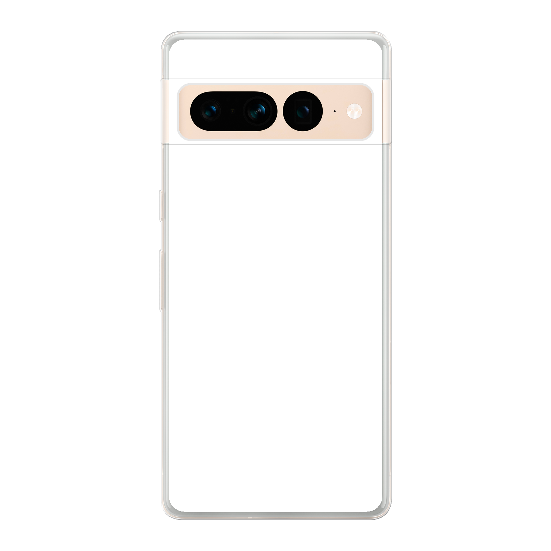 Google Pixel 7 Pro Zachte hoes (achterkant bedrukt, transparant)