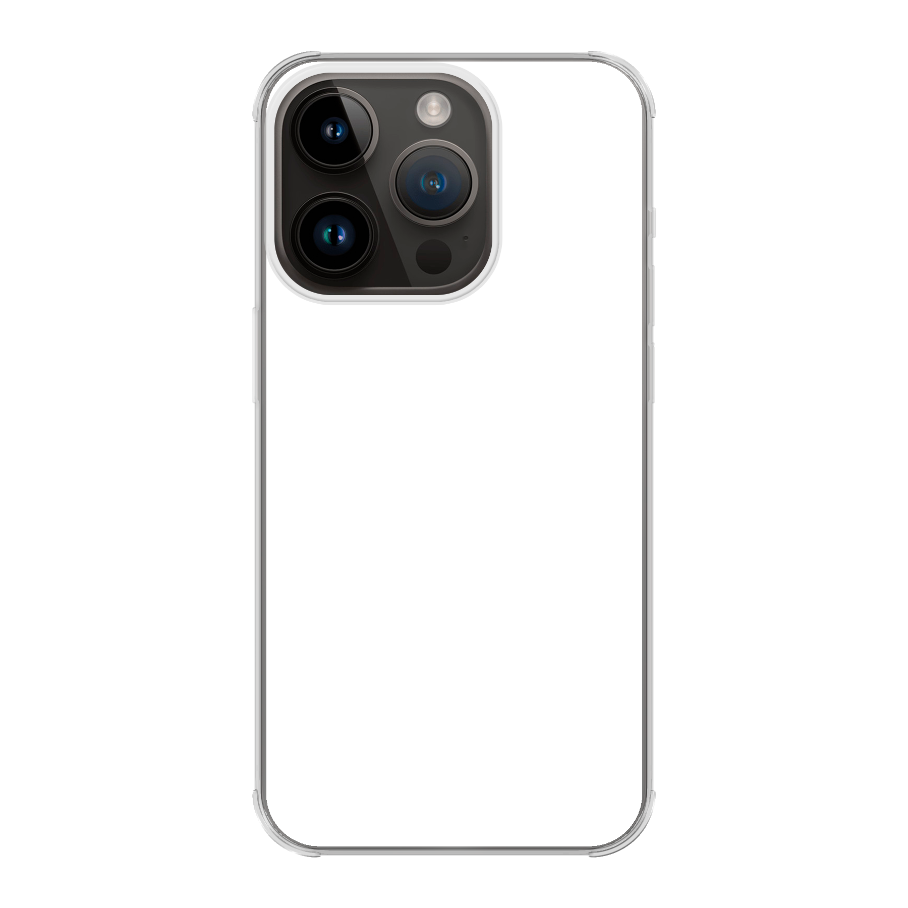 Apple iPhone 14 Pro Bumper case (achterkant bedrukt, transparant)