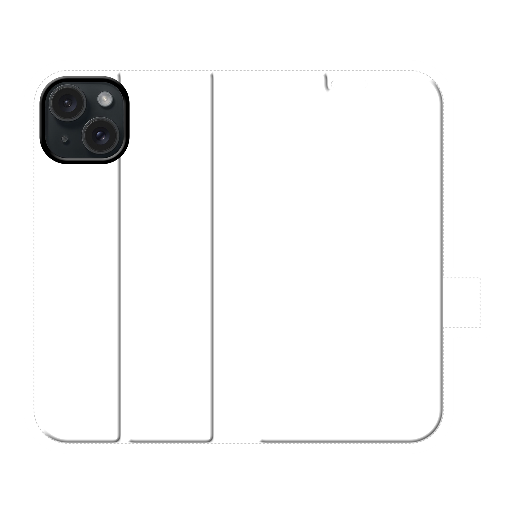 Apple iPhone 15 Wallet hoesje (volledig bedrukt)
