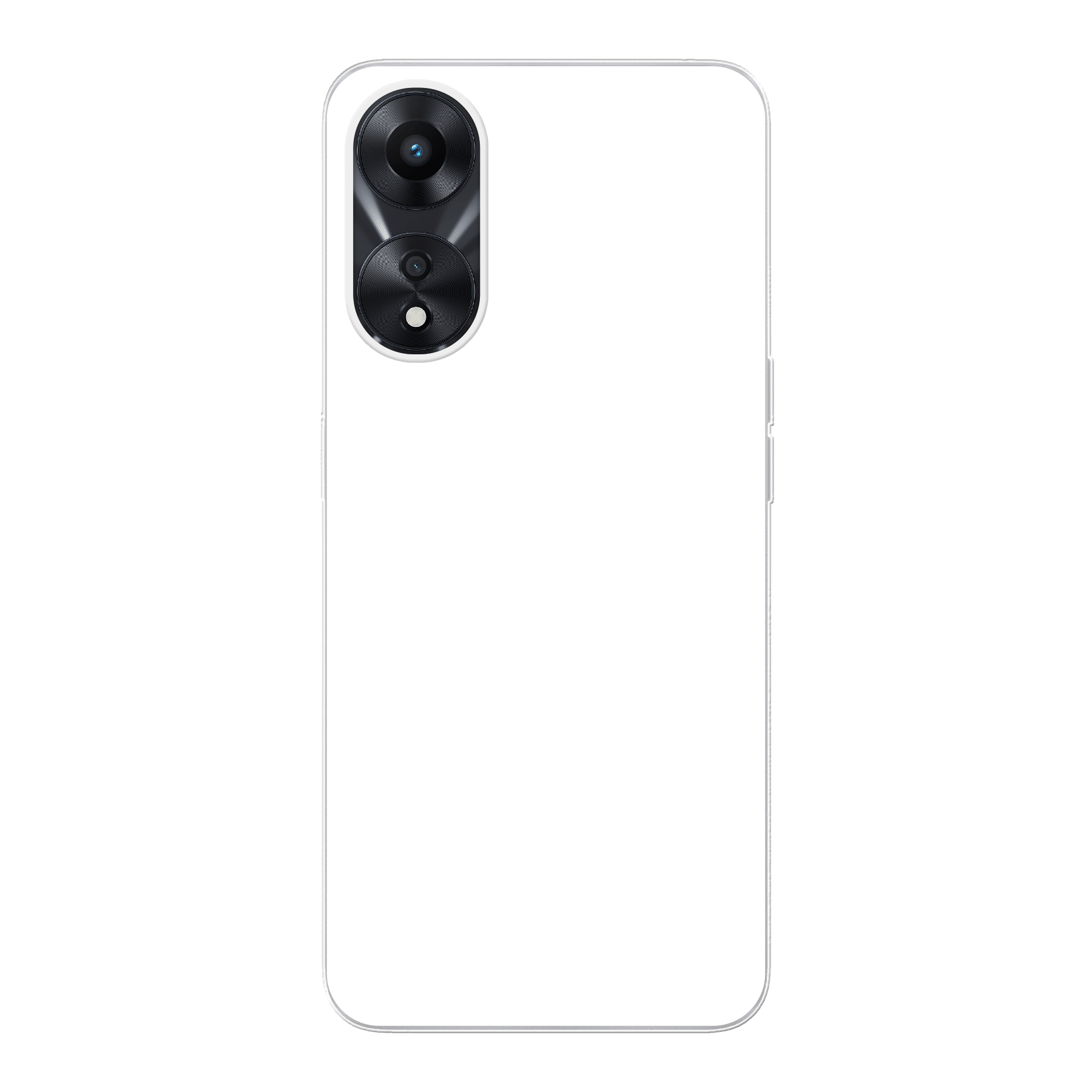 Oppo A78 (5G) / Oppo A58x Zachte case (achterkant bedrukt, transparant)