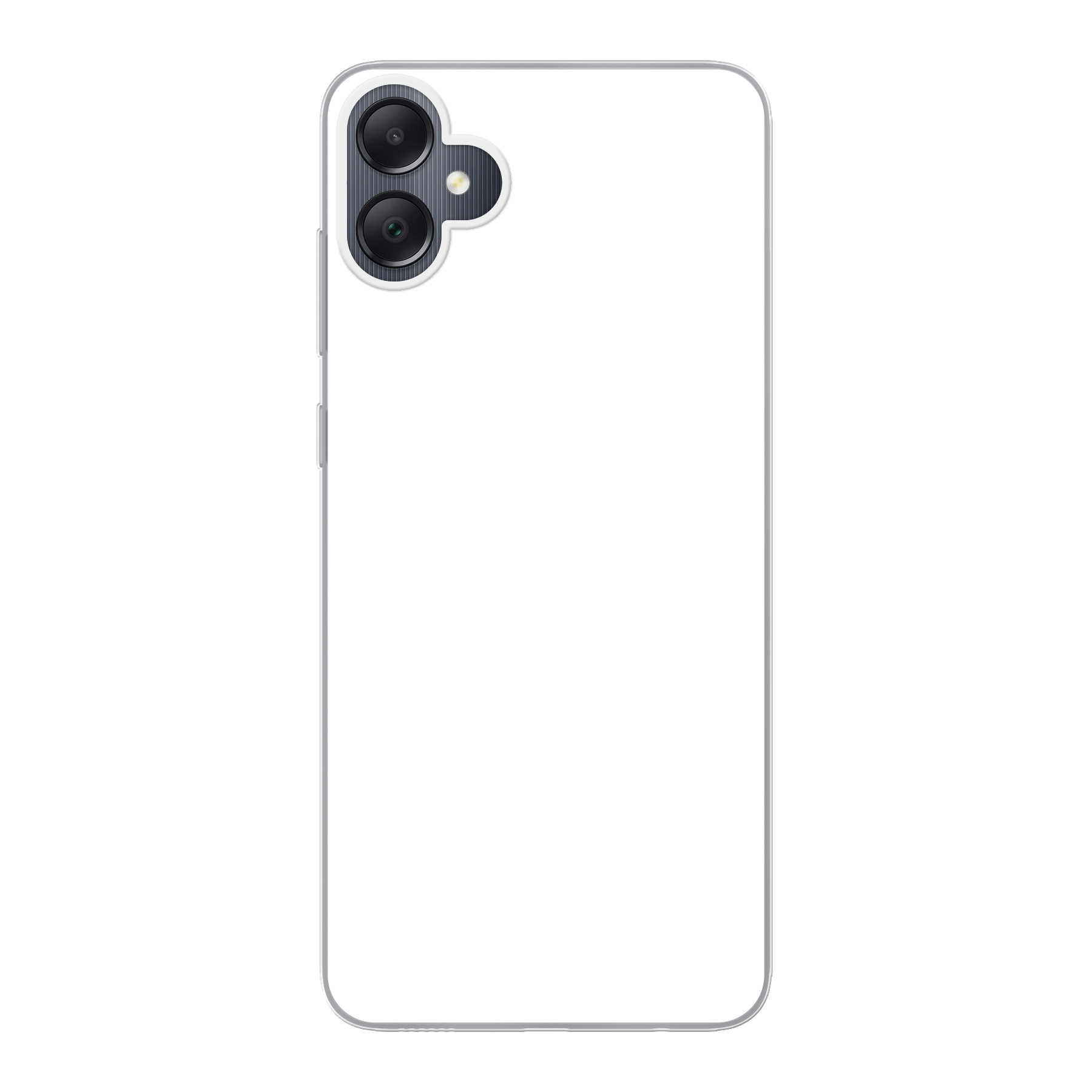 Samsung Galaxy A05 Zachte hoes (achterkant bedrukt, transparant)