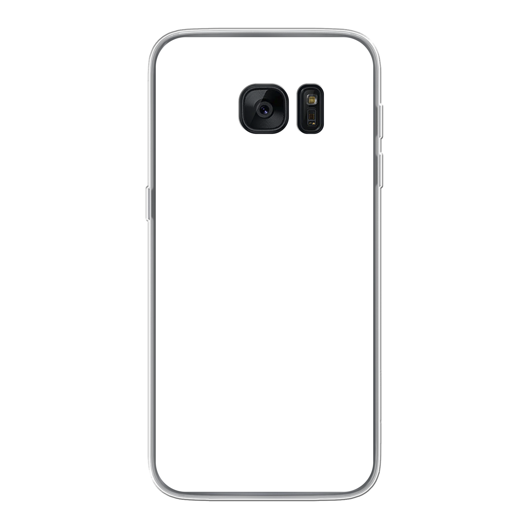 Samsung Galaxy S7 Zachte hoes (achterkant bedrukt, transparant)