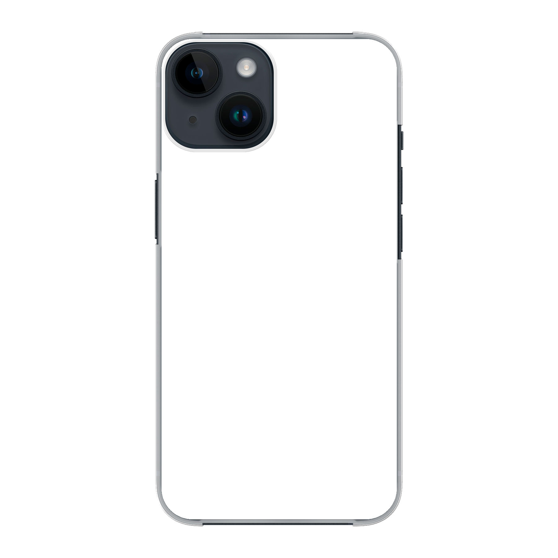 Apple iPhone 14 Hardcase (achterkant bedrukt, transparant)